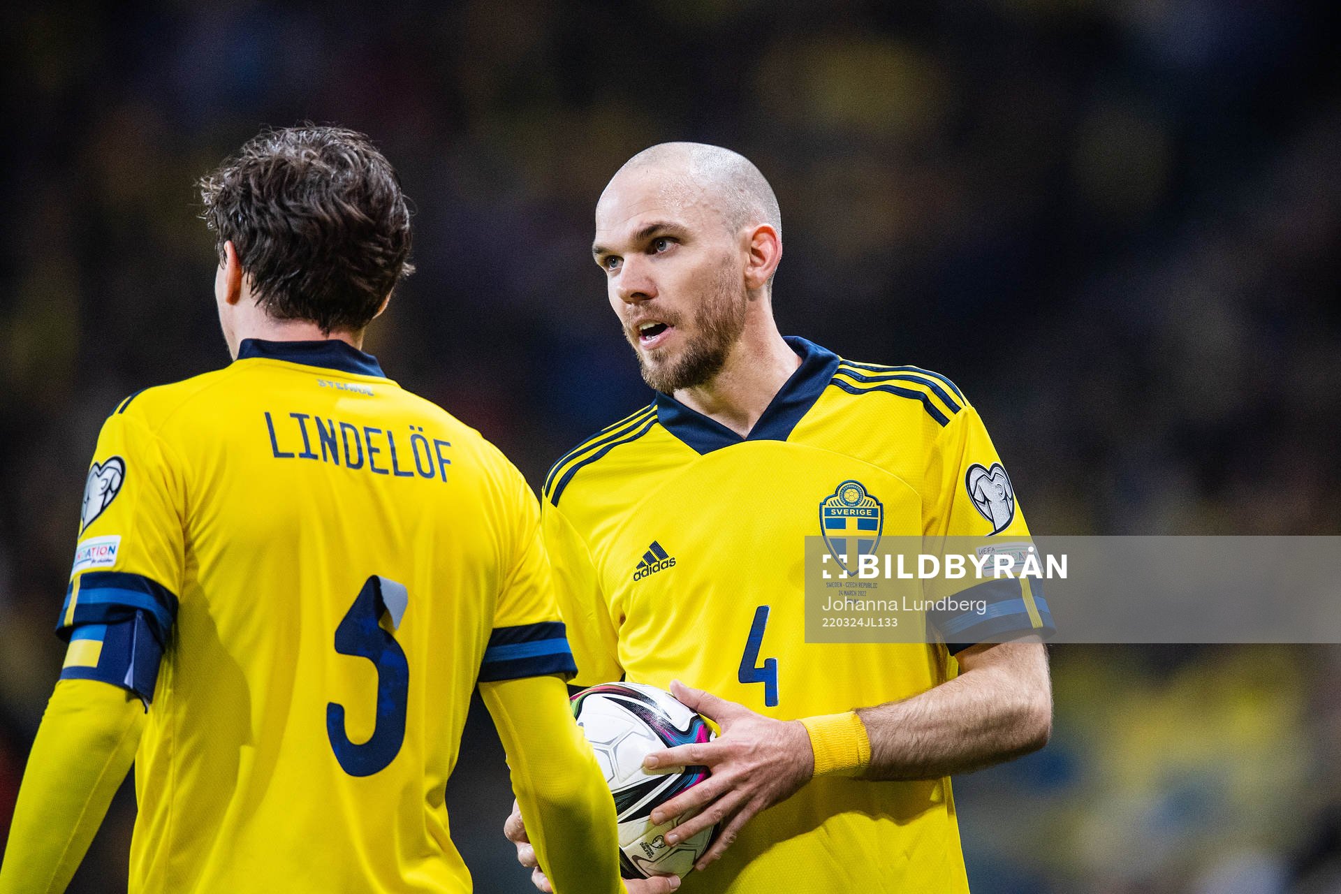 Victor Lindelöf and Marcus Danielson of Sweden