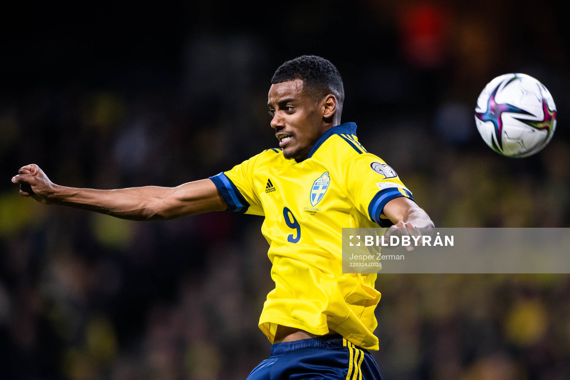 Alexander Isak of Sweden