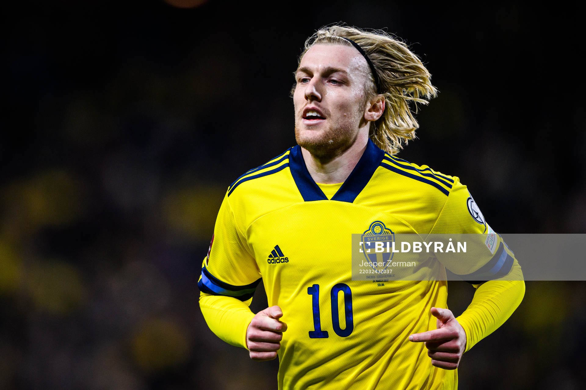 Emil Forsberg of Sweden
