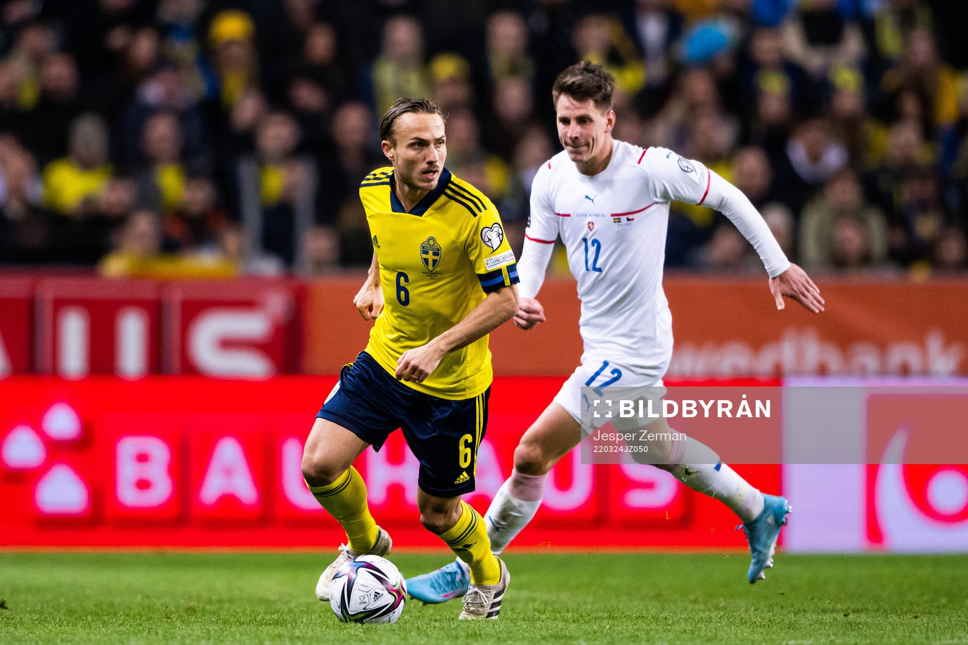 Pierre Bengtsson of Sweden and Lukas Masopust of Czech