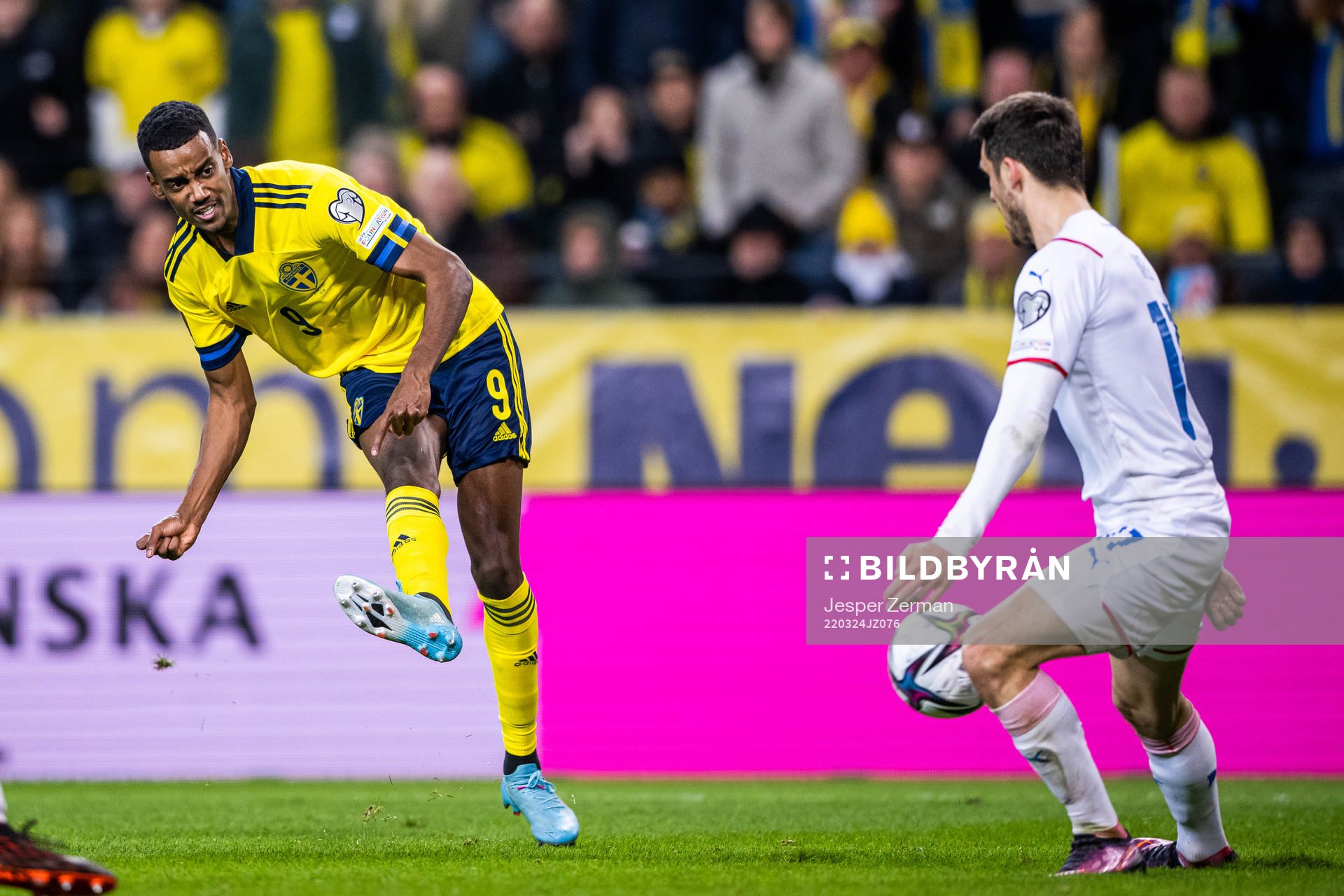 Alexander Isak of Sweden