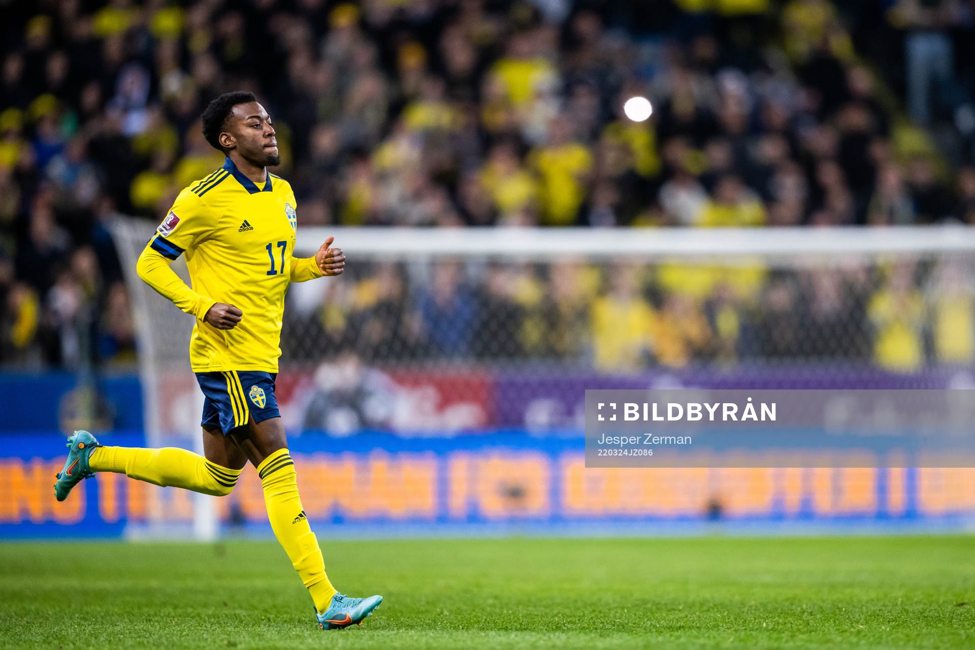 Anthony Elanga of Sweden