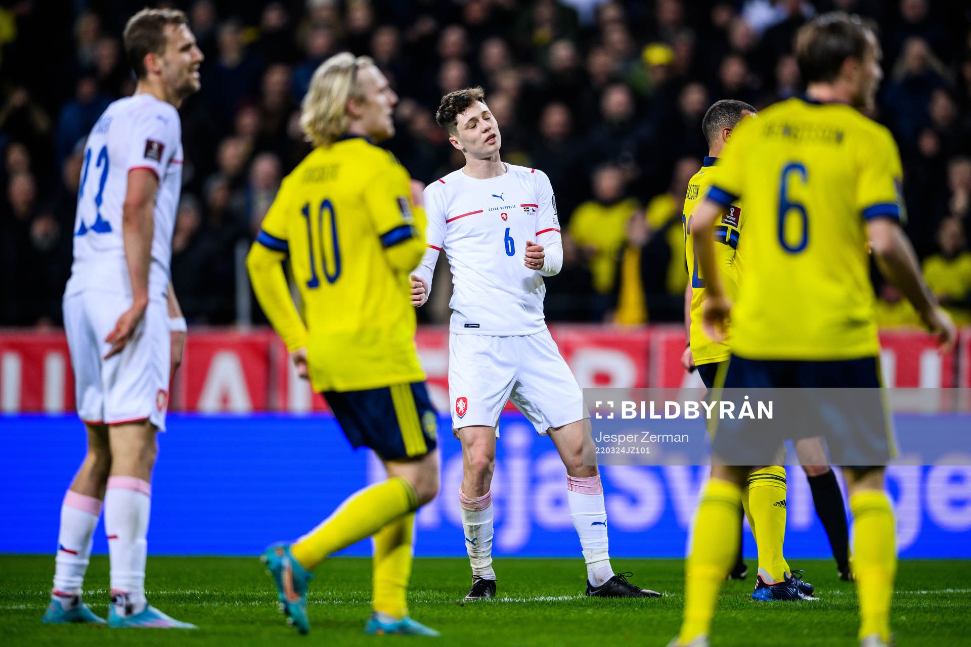 Ladislav Krejci of Czech Republic looks dejected