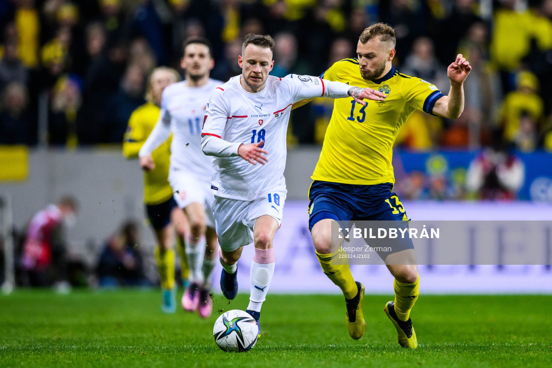 Jan Sykora of Czech Republic and Jesper Karlström of Sweden