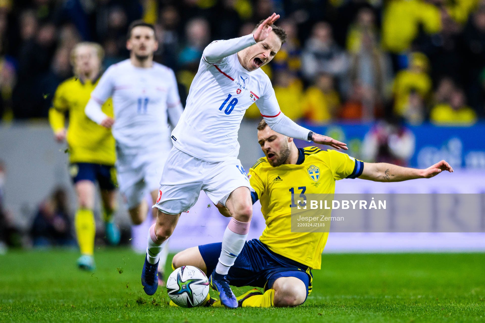 Jan Sykora of Czech Republic and Jesper Karlström of Sweden