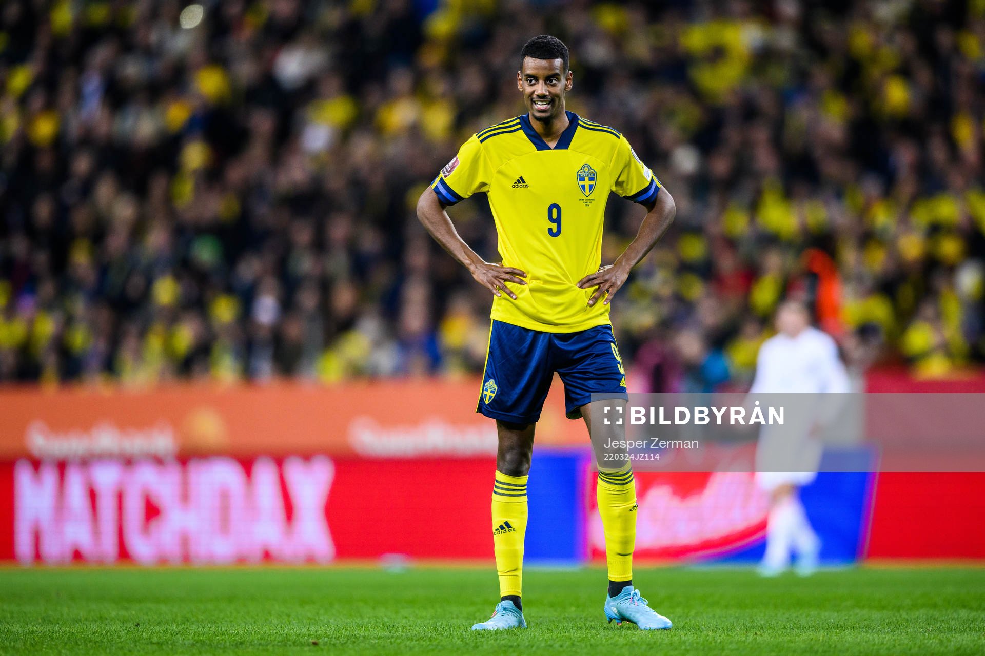 Alexander Isak of Sweden