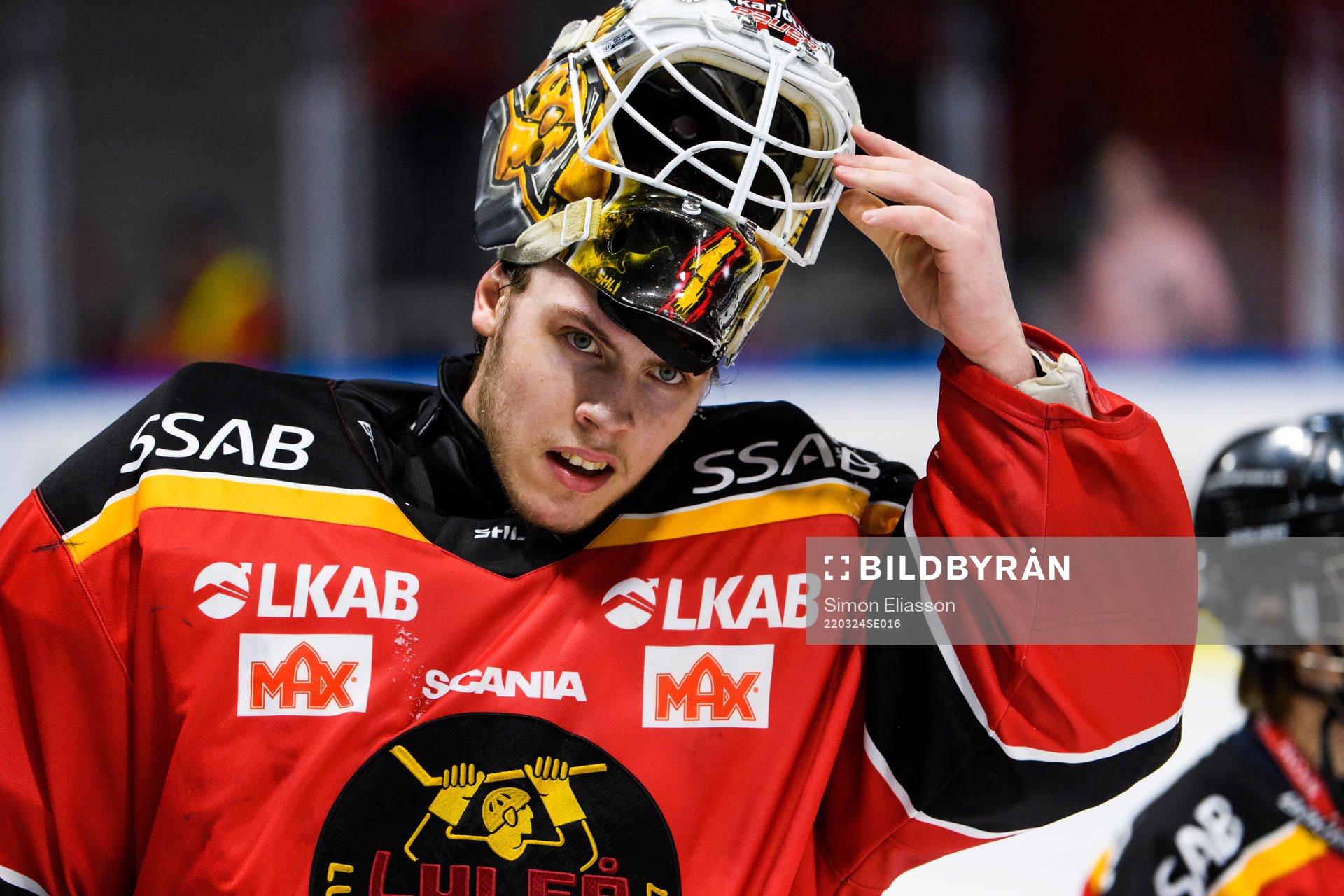 Luleås målvakt Jesper Wallstedt