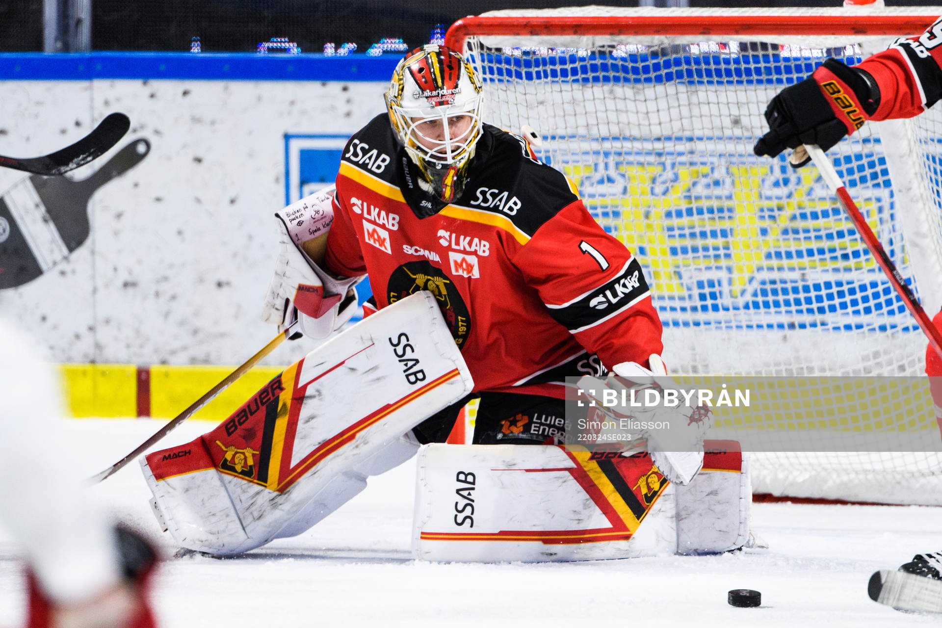 Luleås målvakt Jesper Wallstedt