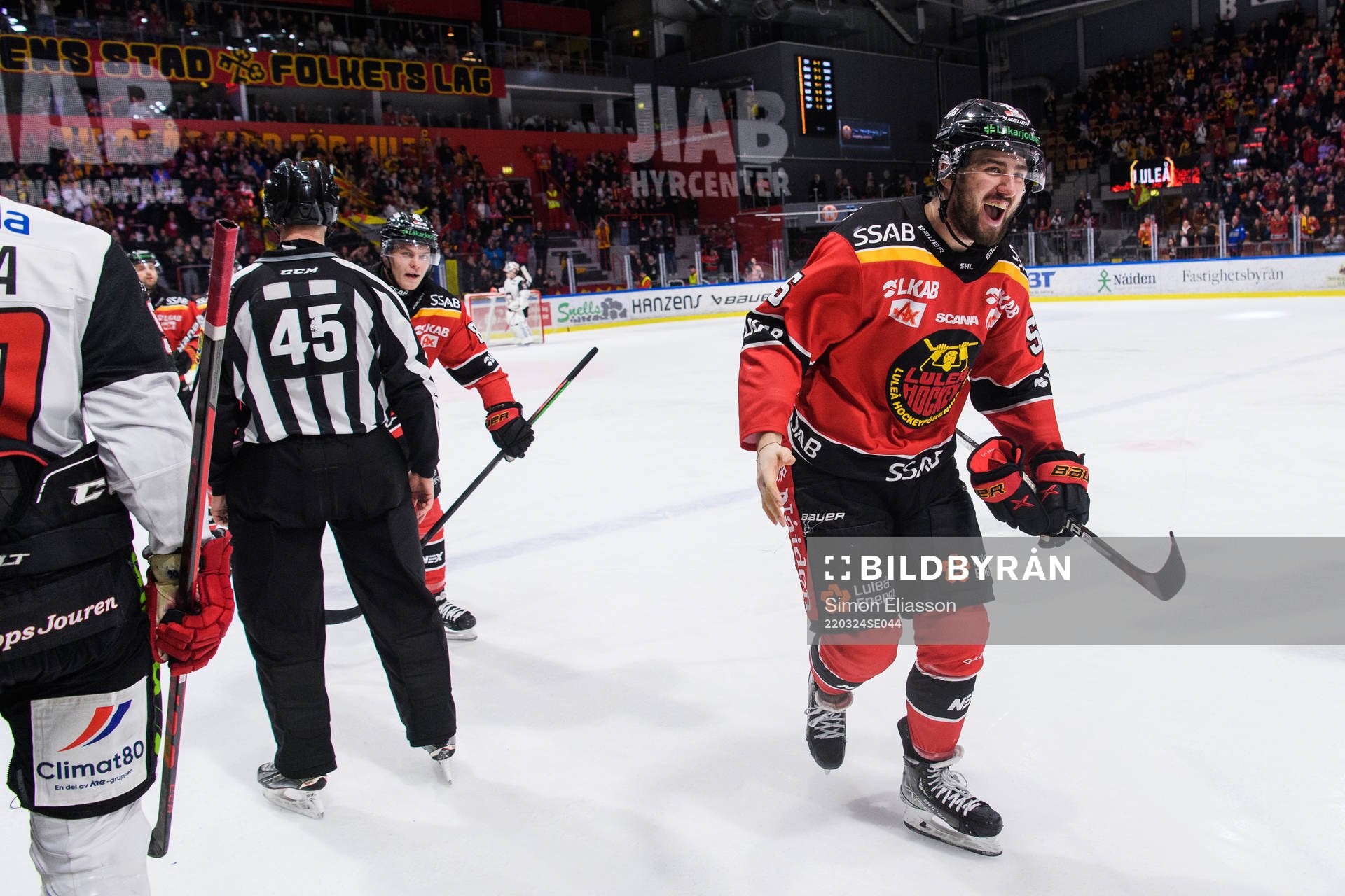 Luleås Filip Pyrochta jublar