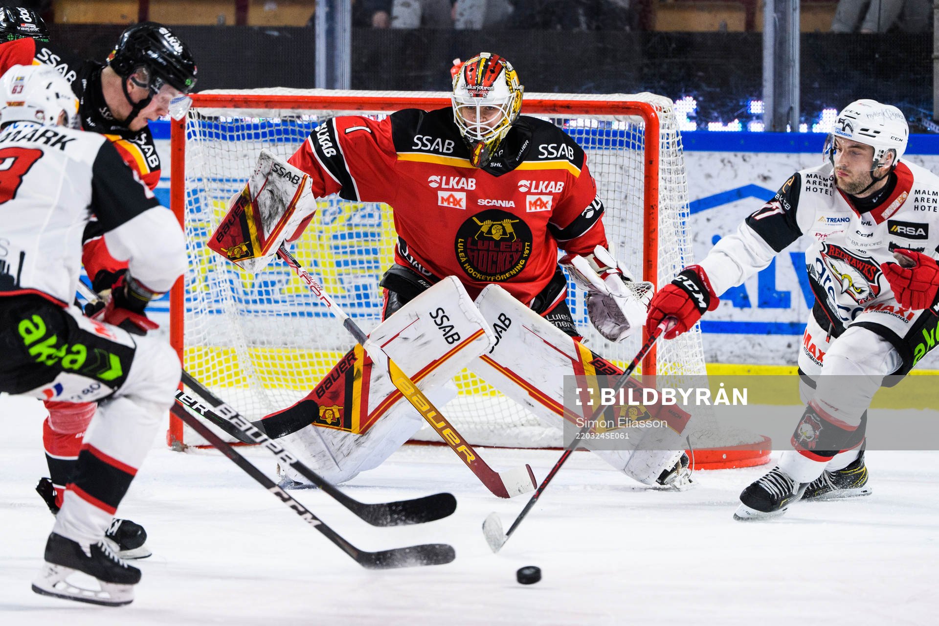 Luleås målvakt Jesper Wallstedt