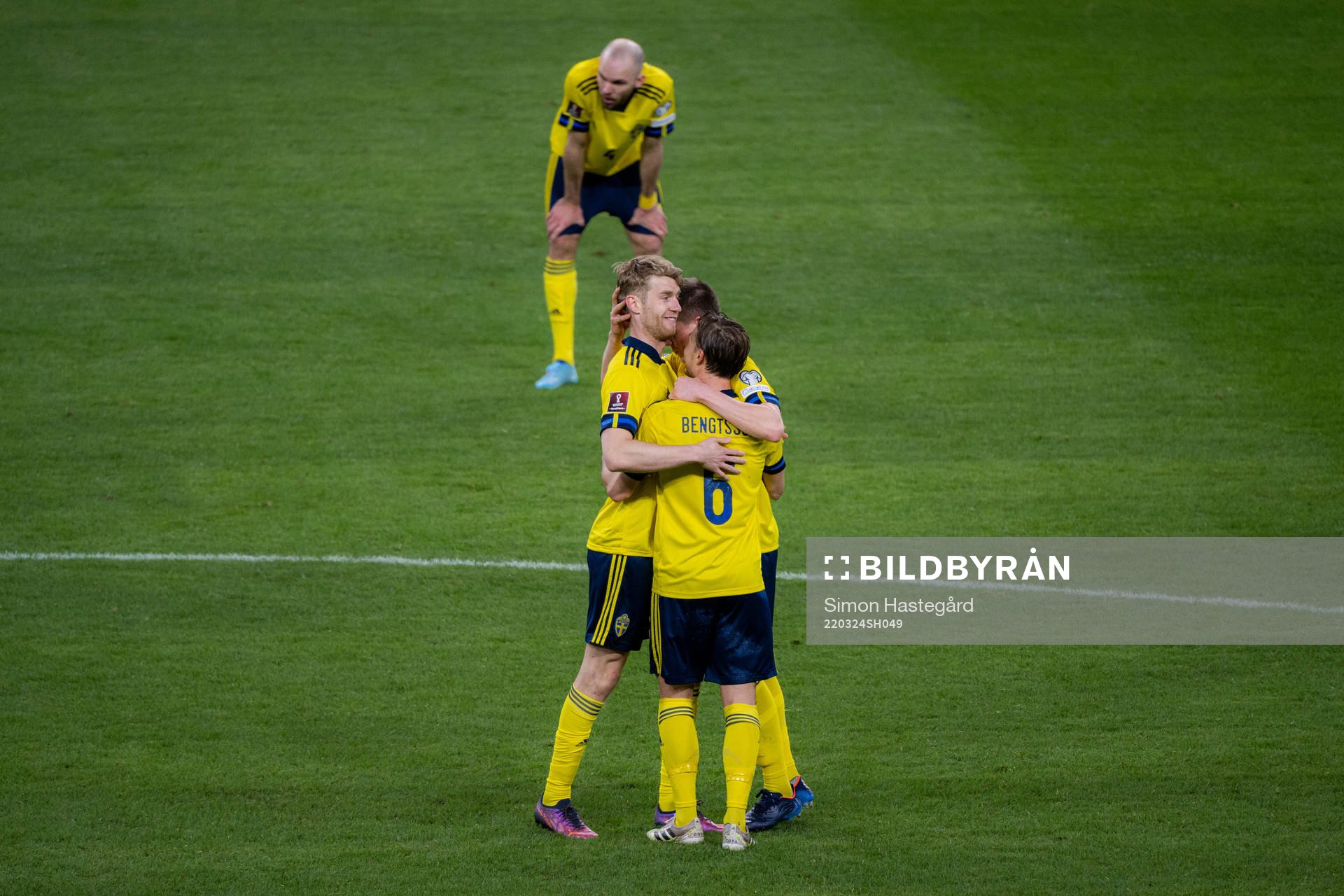 Filip Helander , Joakim Nilsson and Pierre Bengtsson of