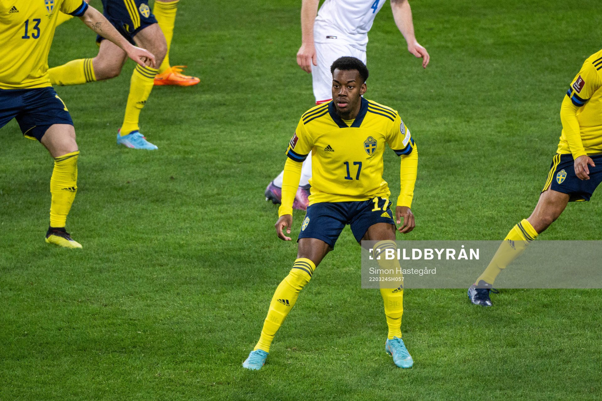 Anthony Elanga of Sweden