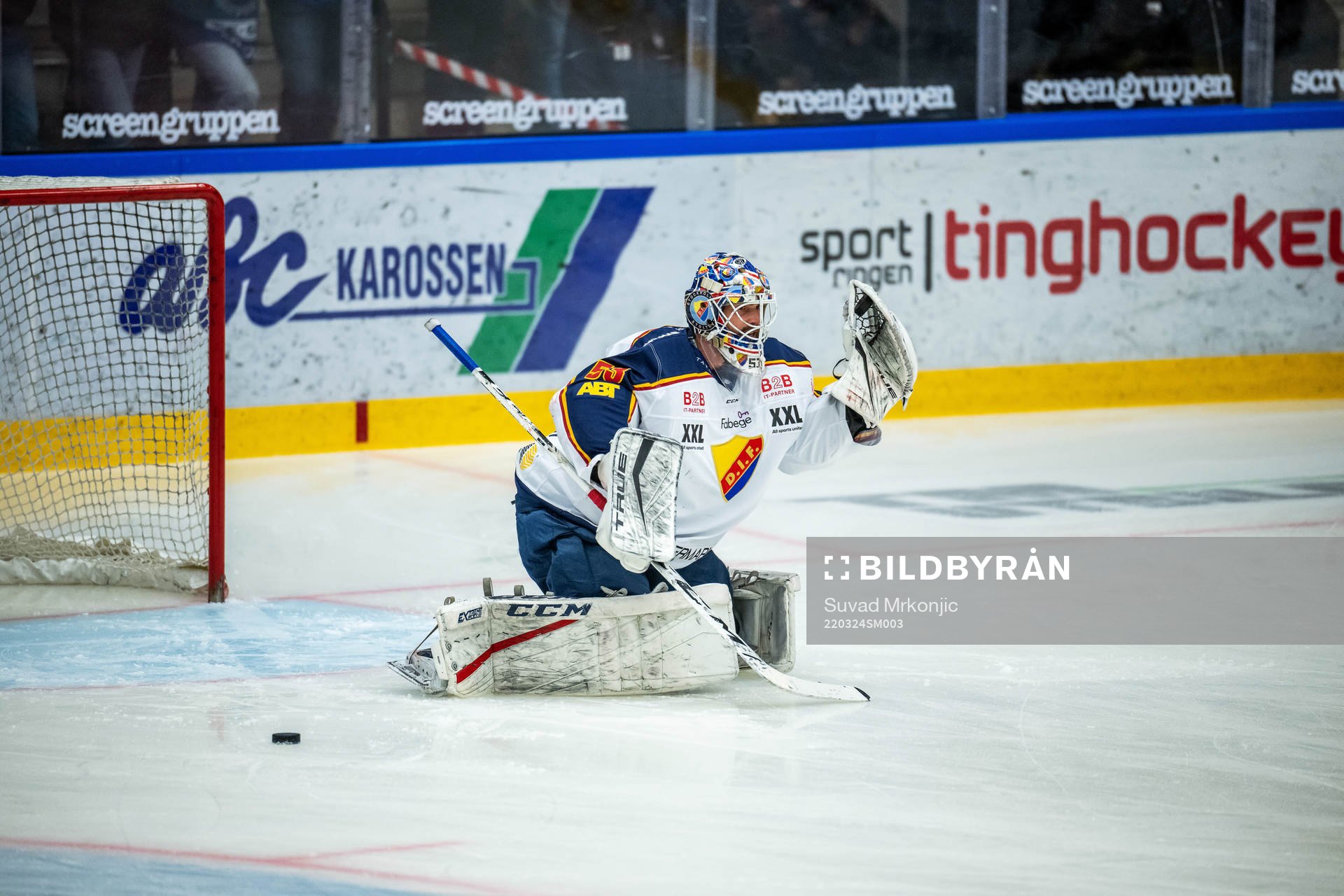 Djurgårdens målvakt Alexander Salak