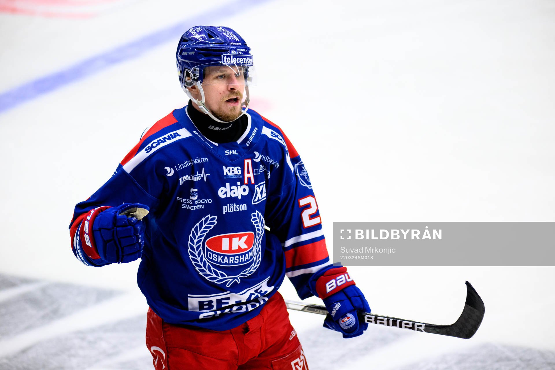 Oskarshamns Johannes Salmonsson jublar