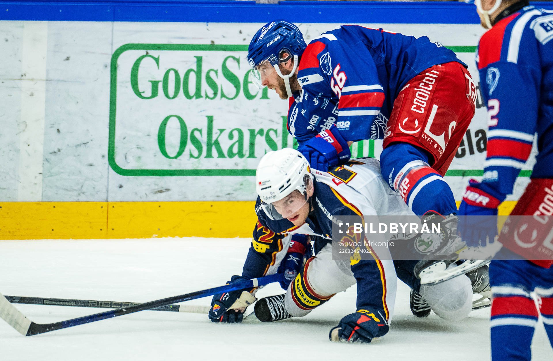 Djurgårdens William Eklund och Oskarshamns Robin Norell