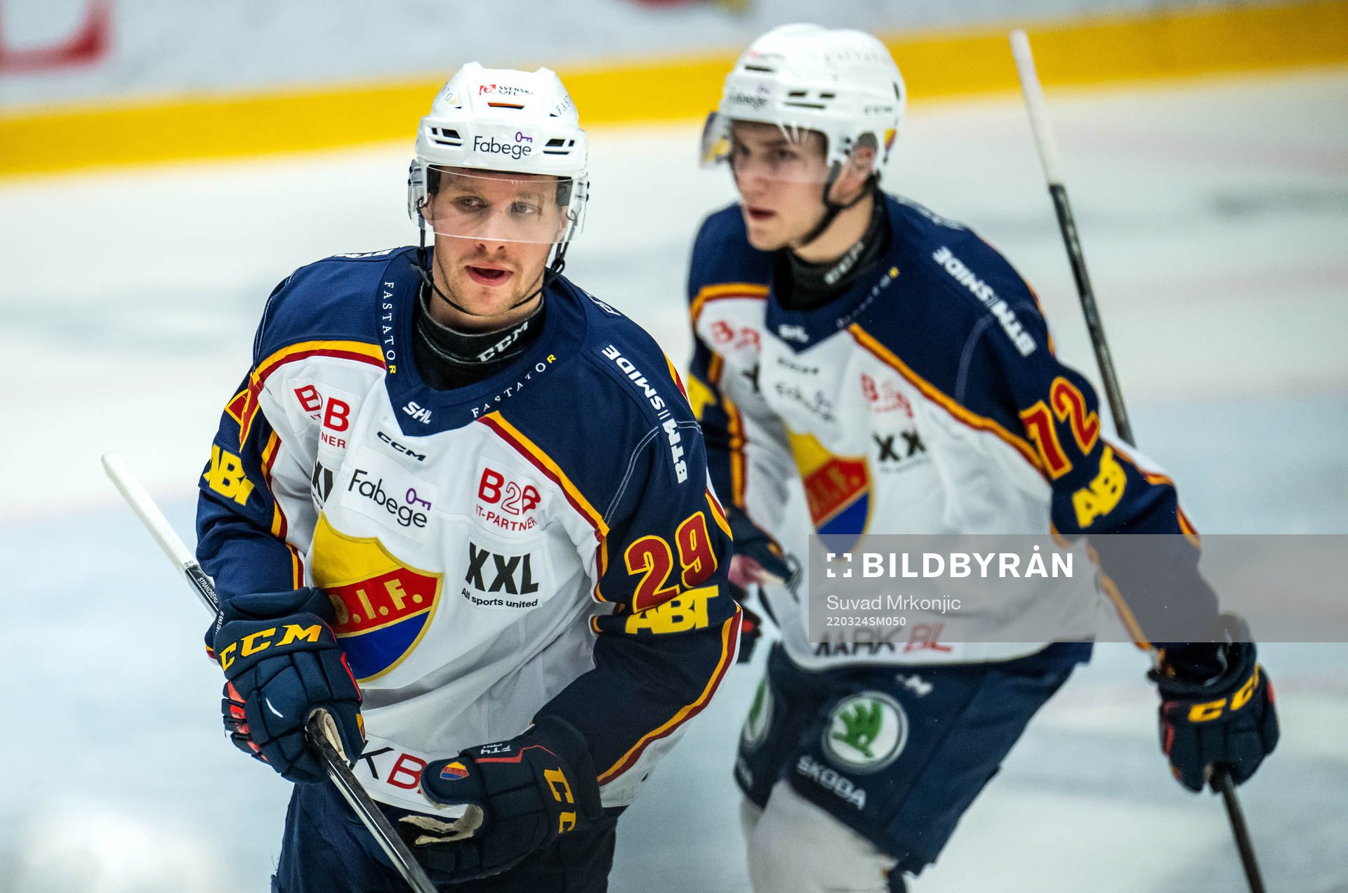 Djurgårdens Sebastian Strandberg jublar