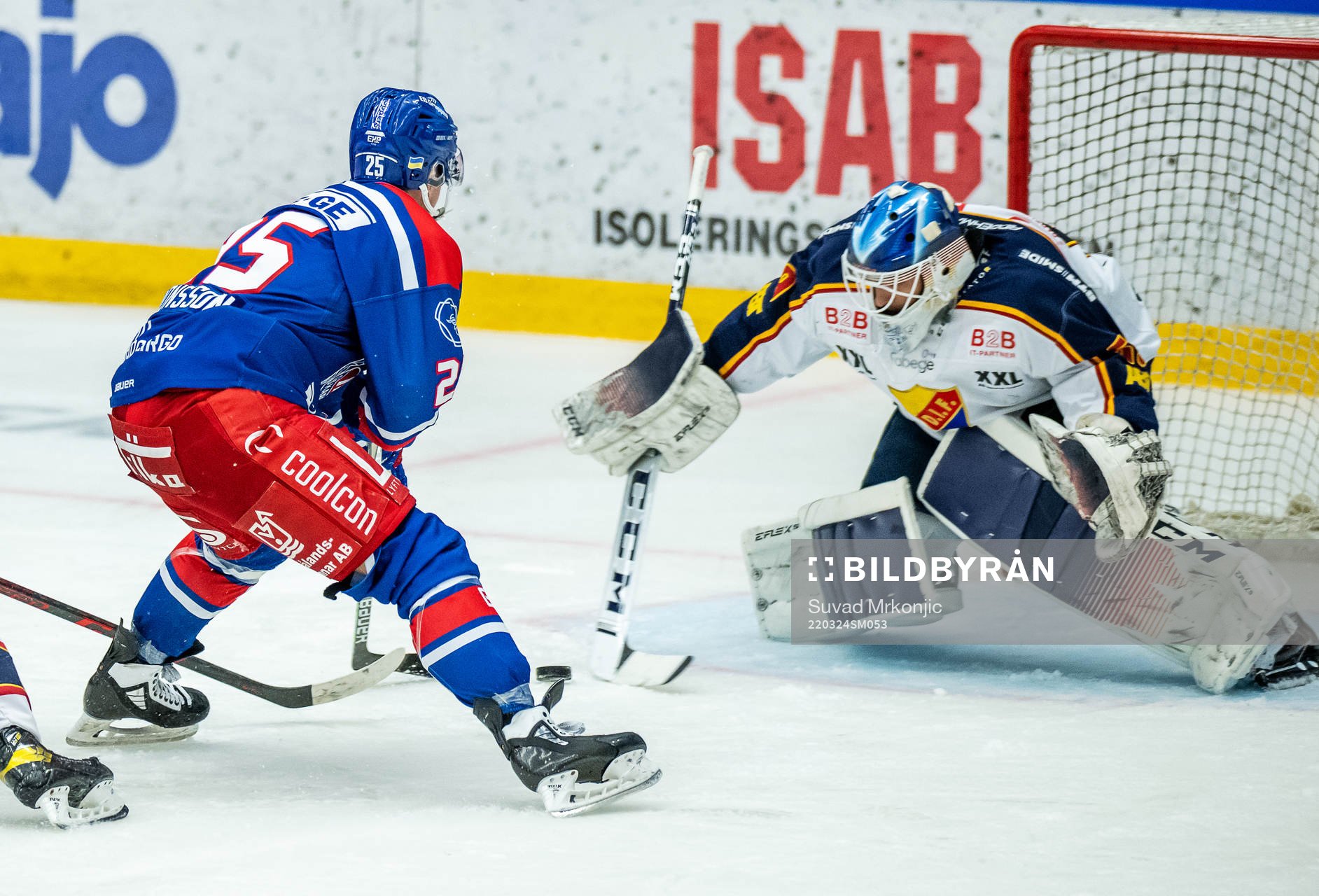 Oskarshamns Johannes Salmonsson och Djurgårdens målvakt