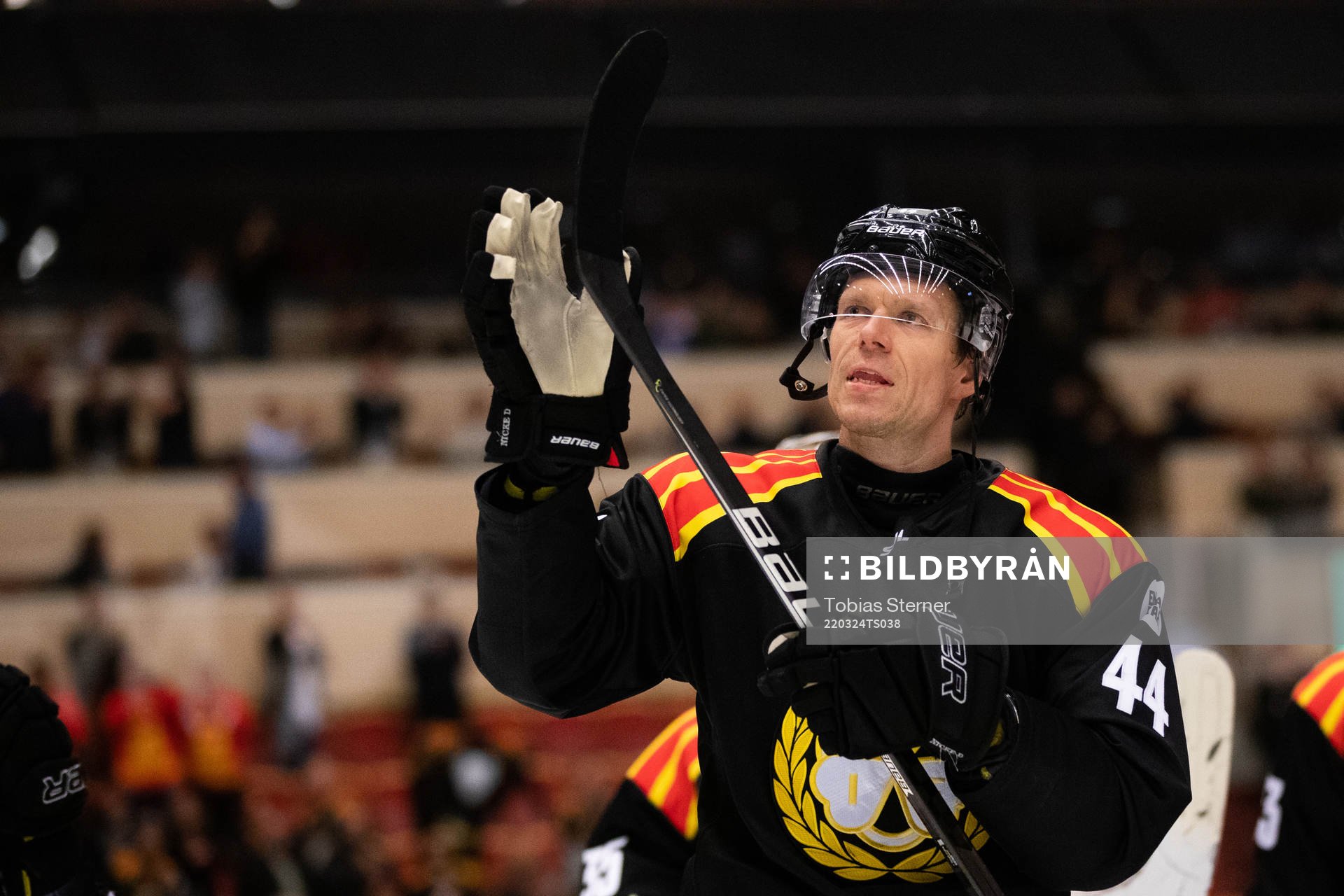 Brynäs Nicklas Danielsson jublar