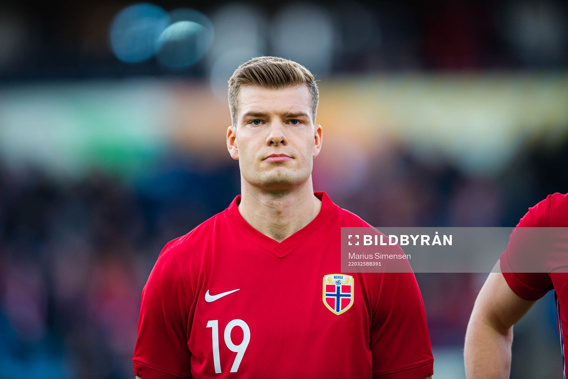 Alexander Sørloth of Norway