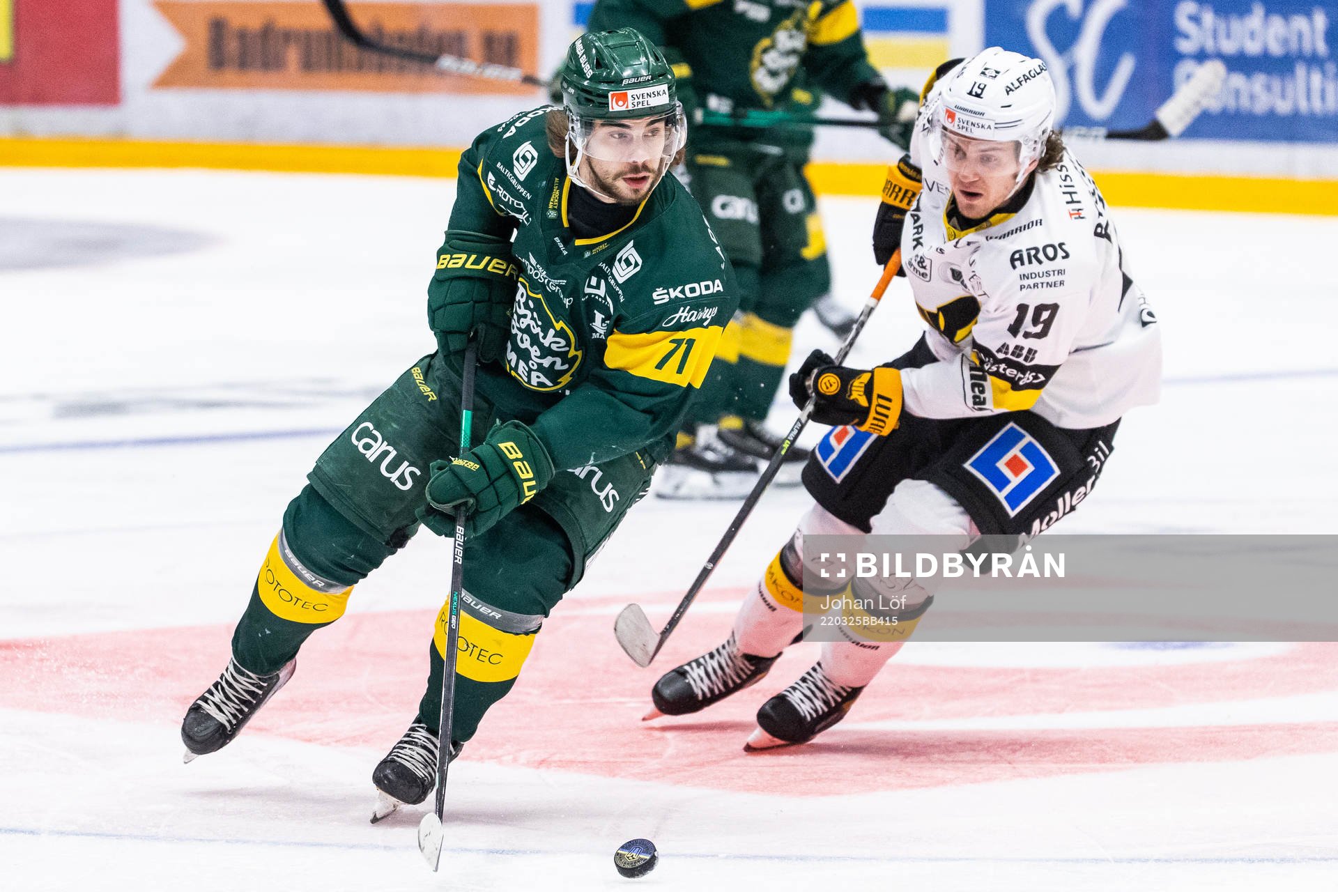 Västerås Niklas Rigelius och Björklövens Gustav Possler