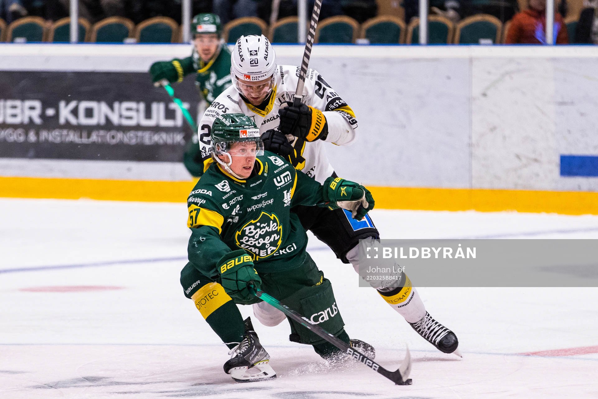Västerås Mathias From och Björklövens Karl Johansson