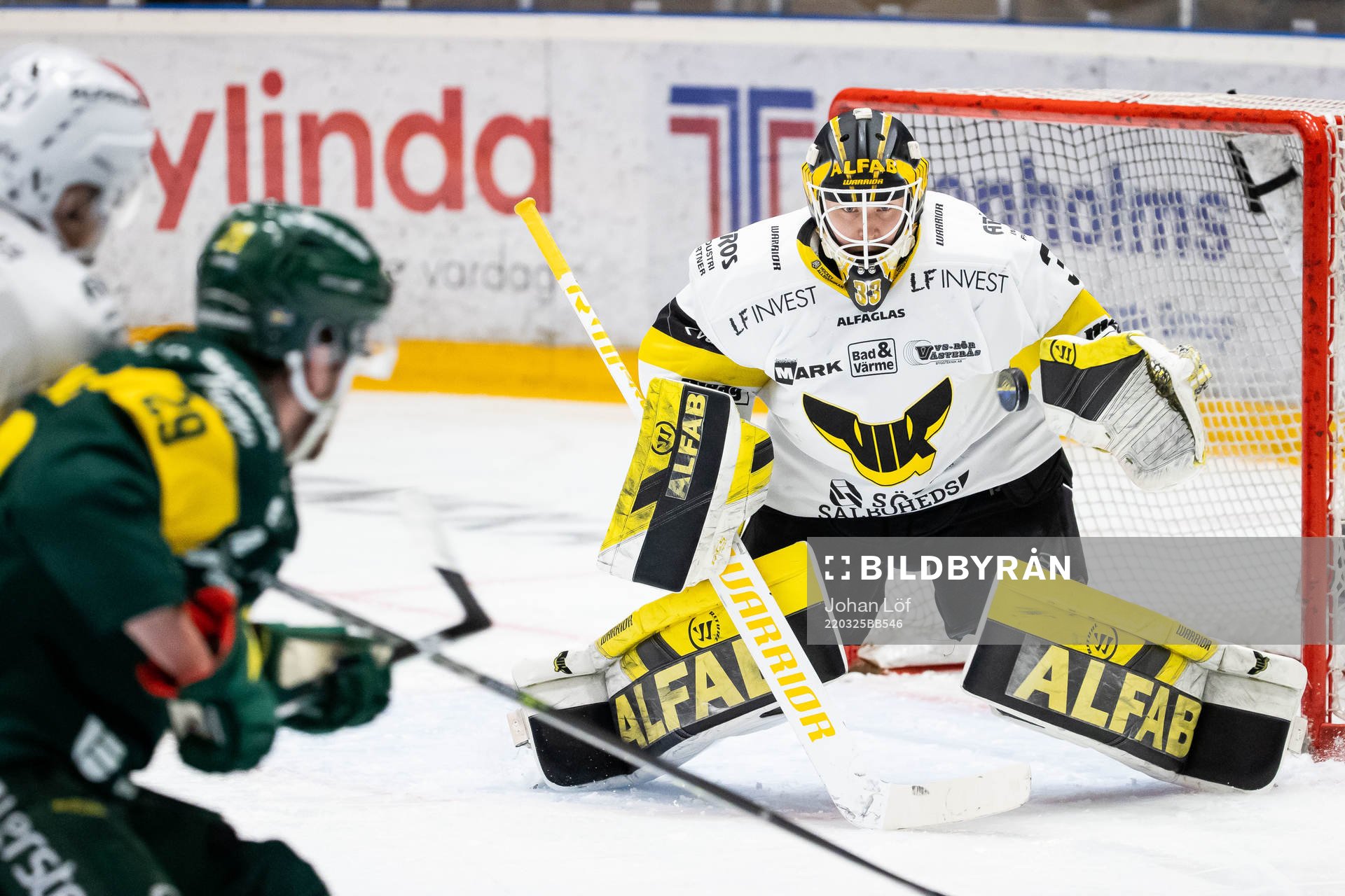 Västerås målvakt Linus Ryttar