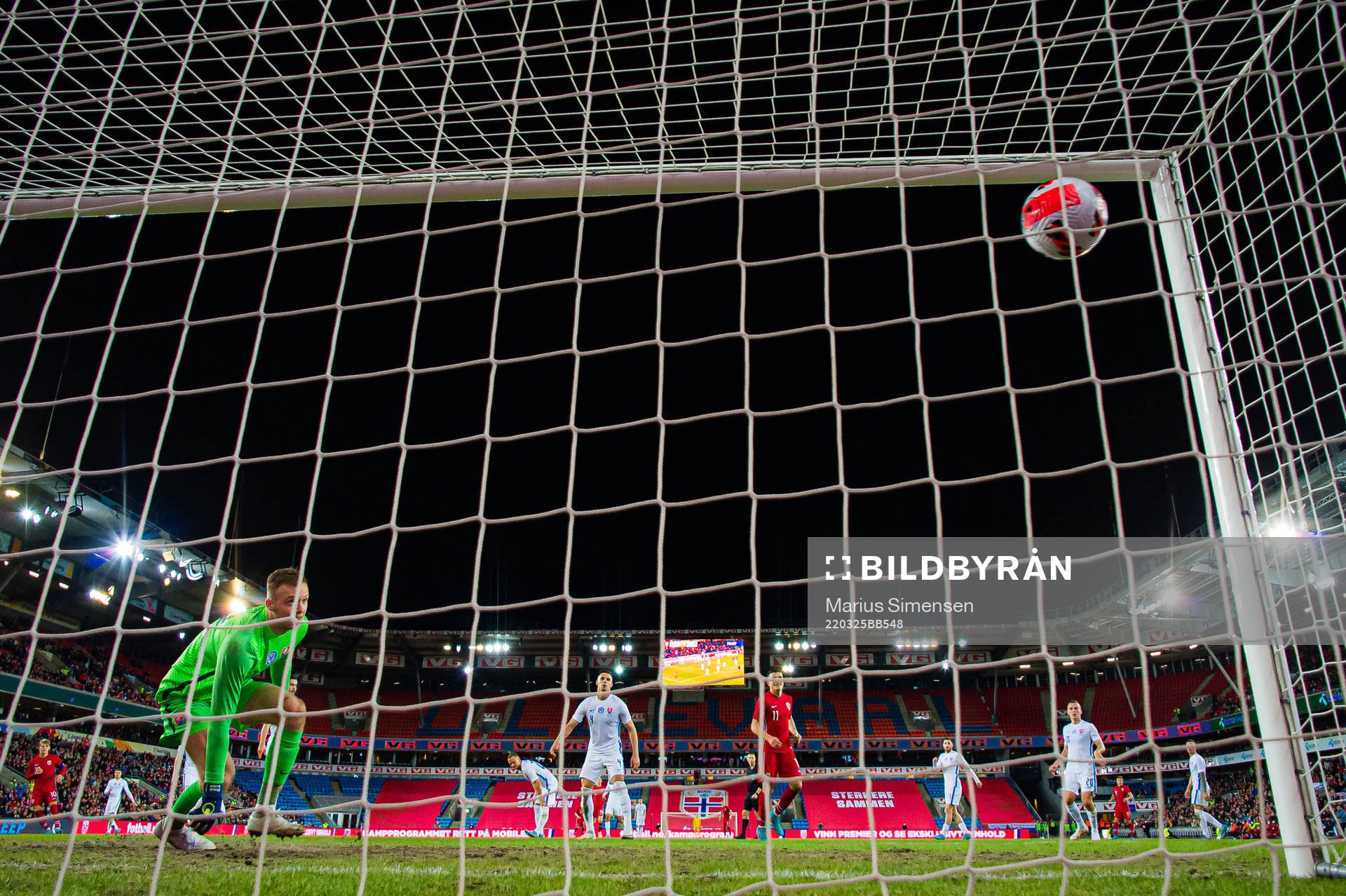 Martin Ødegaard of Norway scores the 2-0 goal