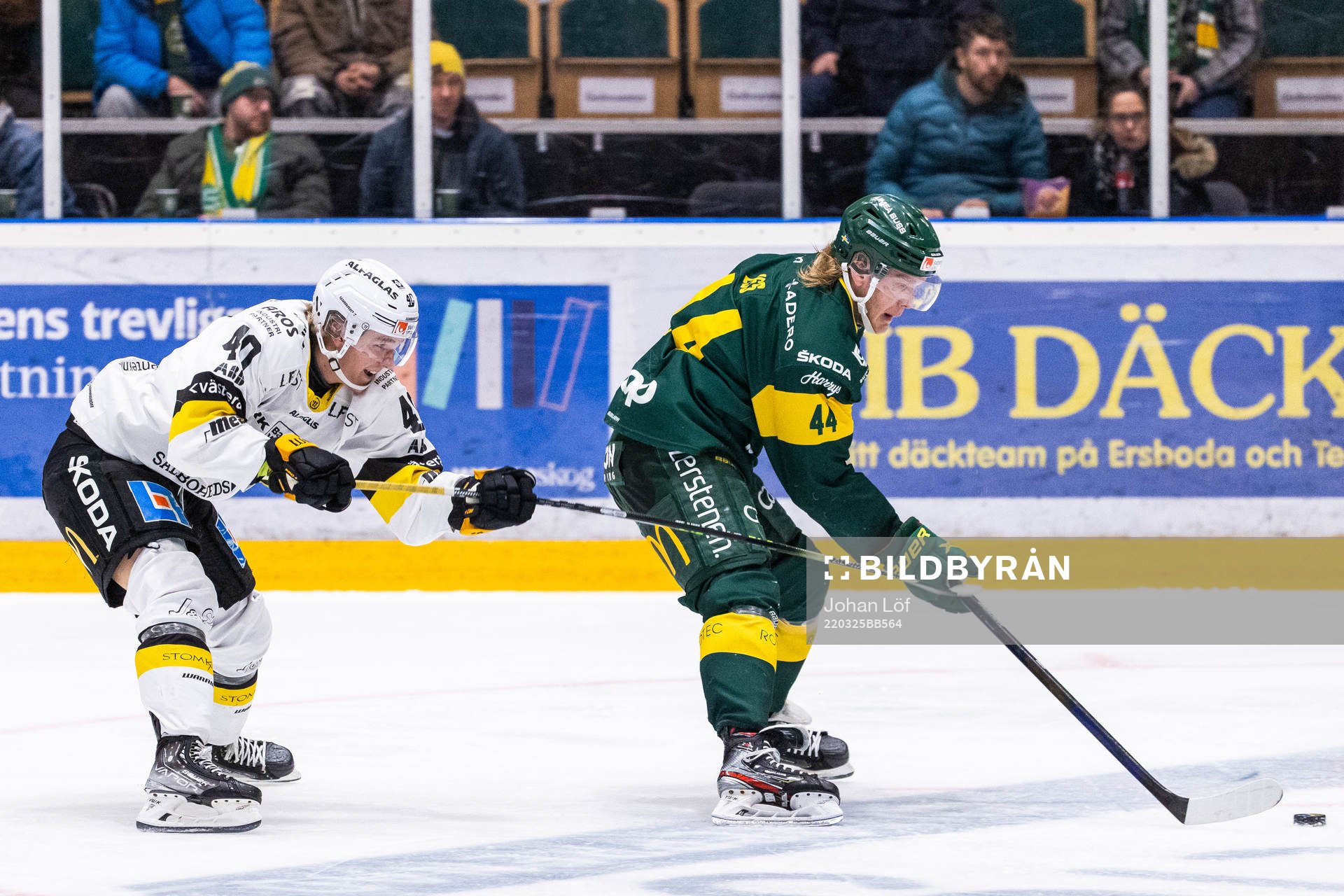 Västerås Isak Skedung och Björklövens Olle Liss