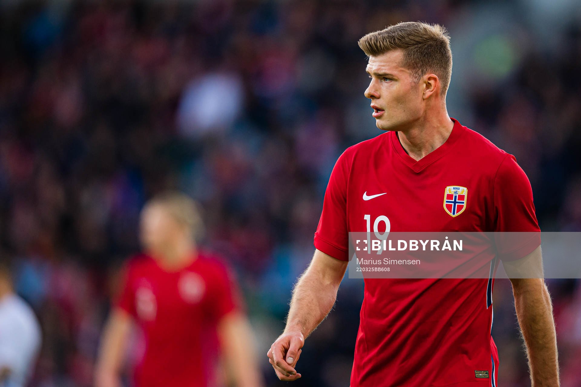 Alexander Sørloth of Norway