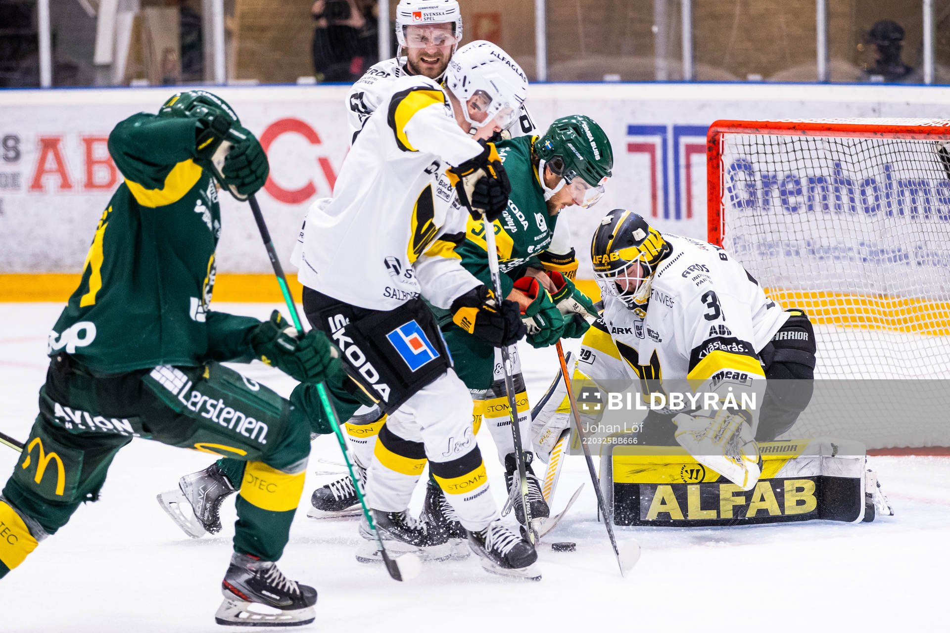 Västerås målvakt Linus Ryttar