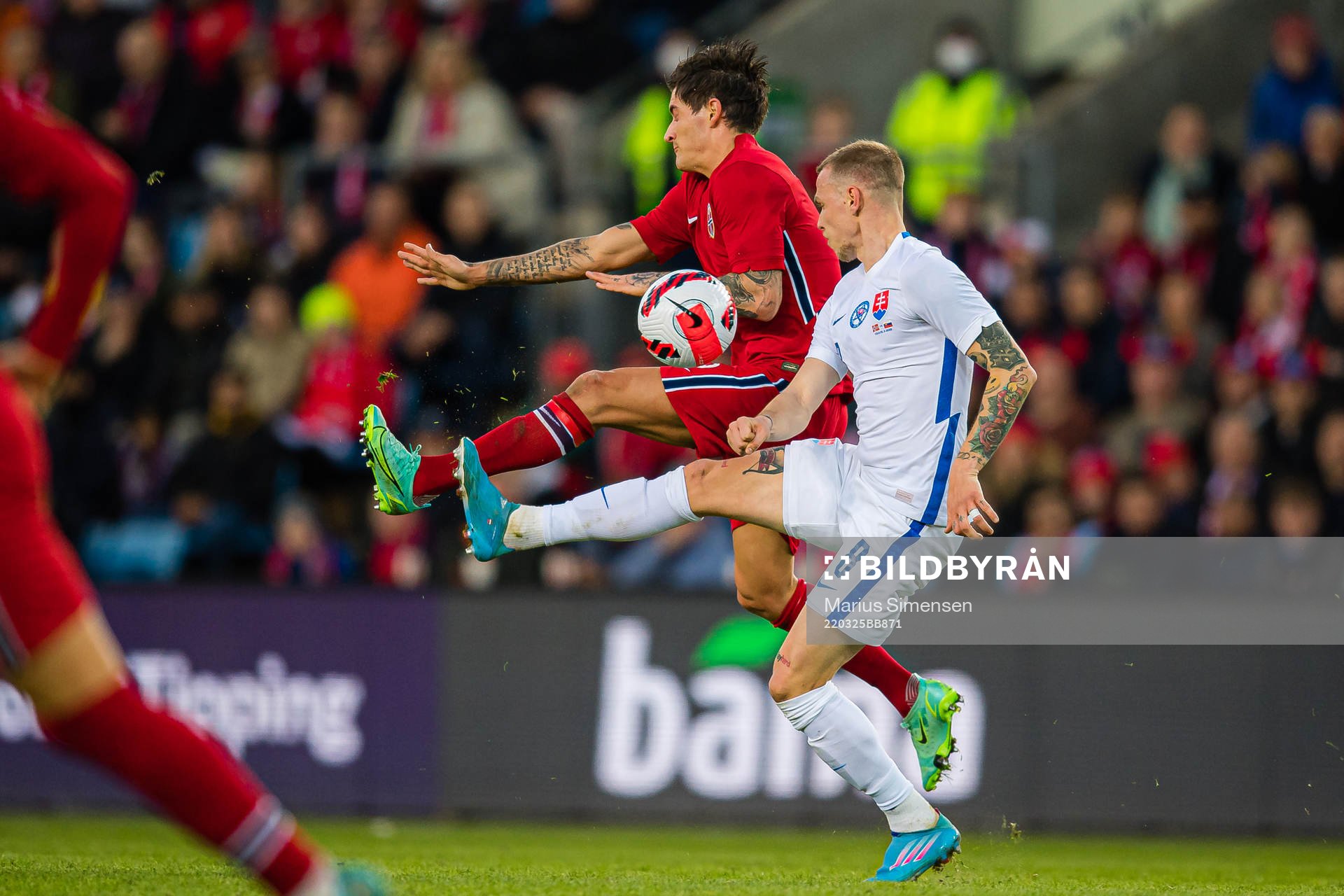 Mathias Antonsen Normann of Norway and Ondrej Duda of