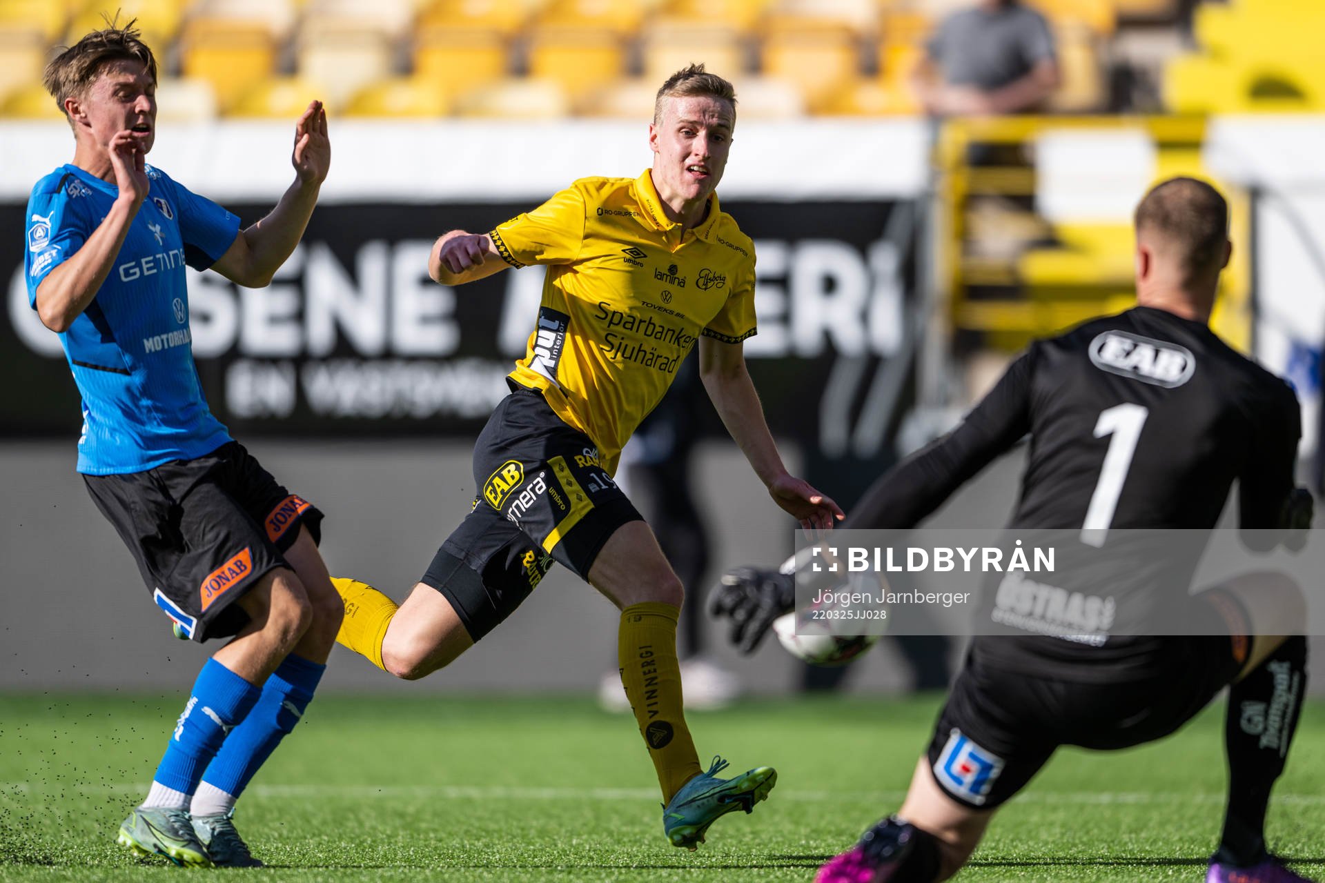Halmstads Albin Ahlstrand och Elfsborgs Jeppe Møldrup
