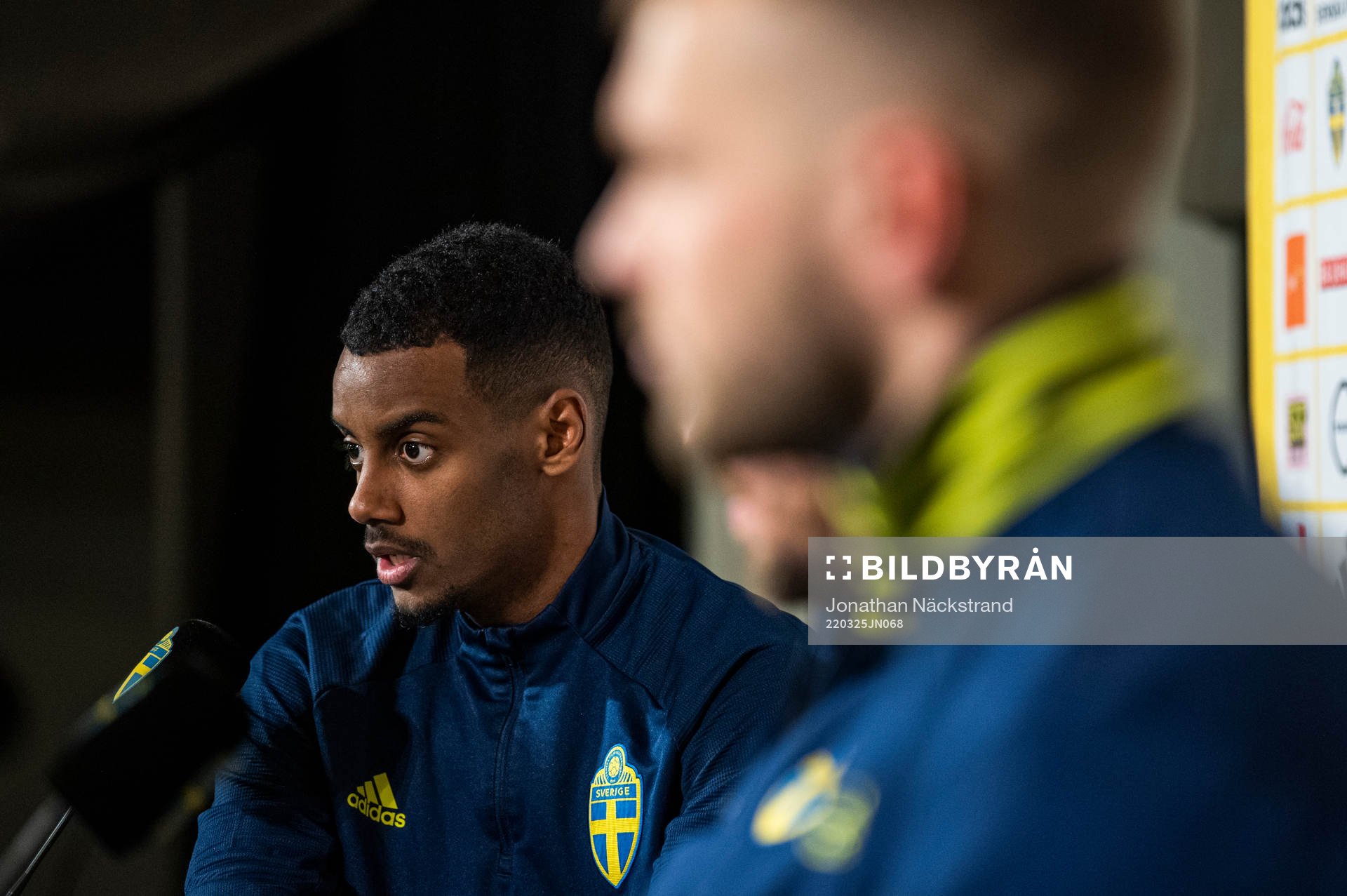 Alexander Isak of Sweden