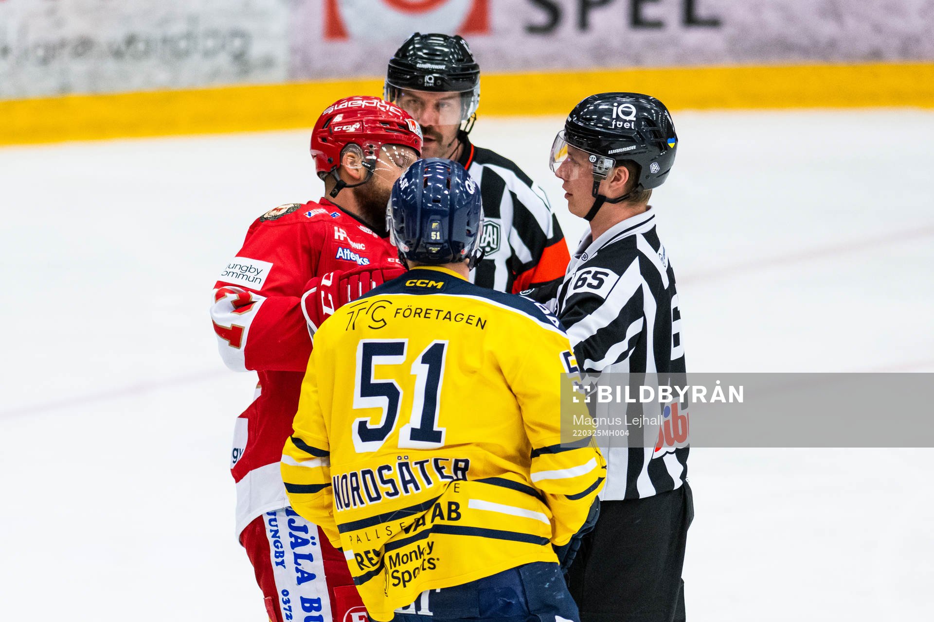 Troja/Ljungbys Tobias Törnkvist och Södertäljes Lucas