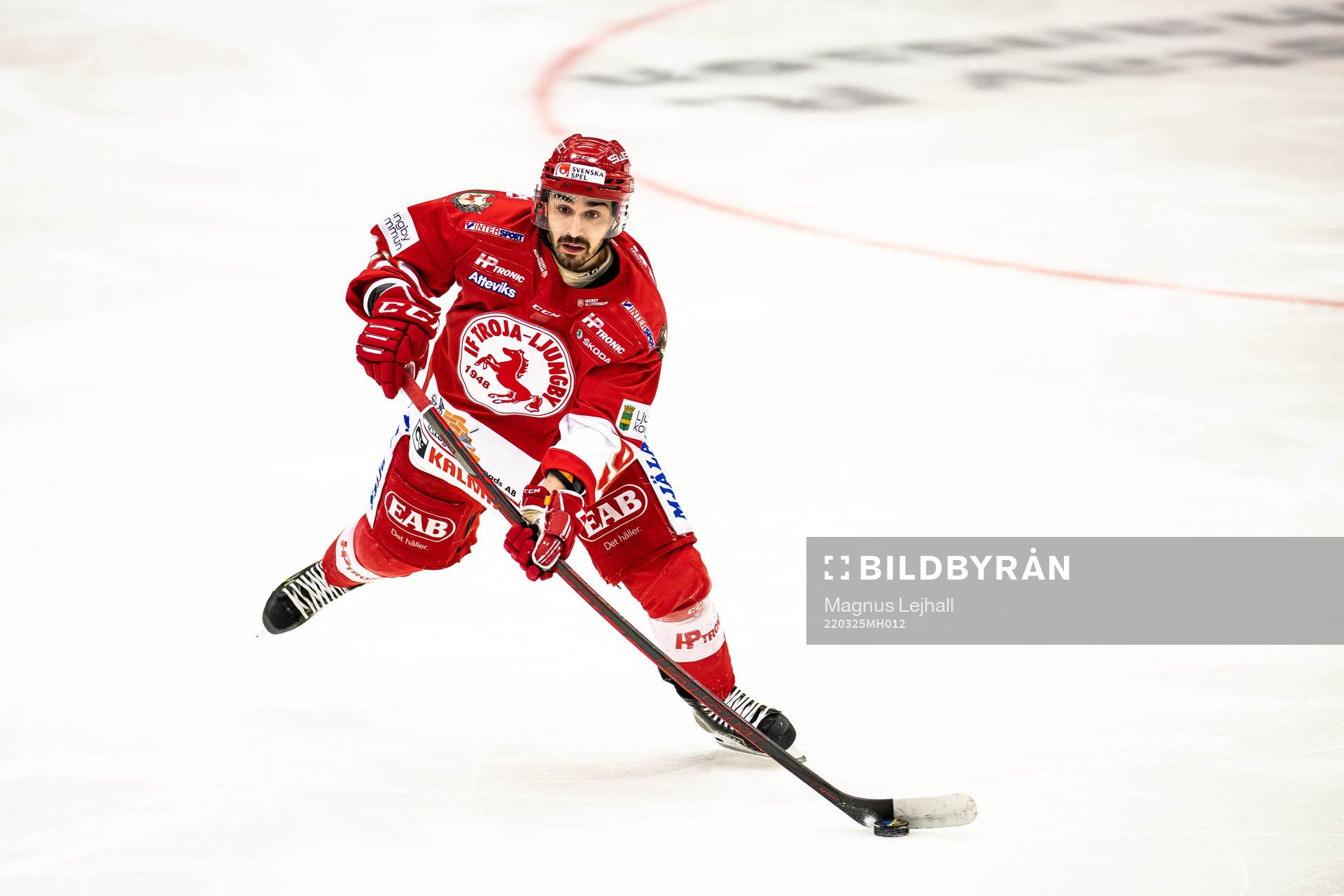 Troja/Ljungbys Kevin Karlsson