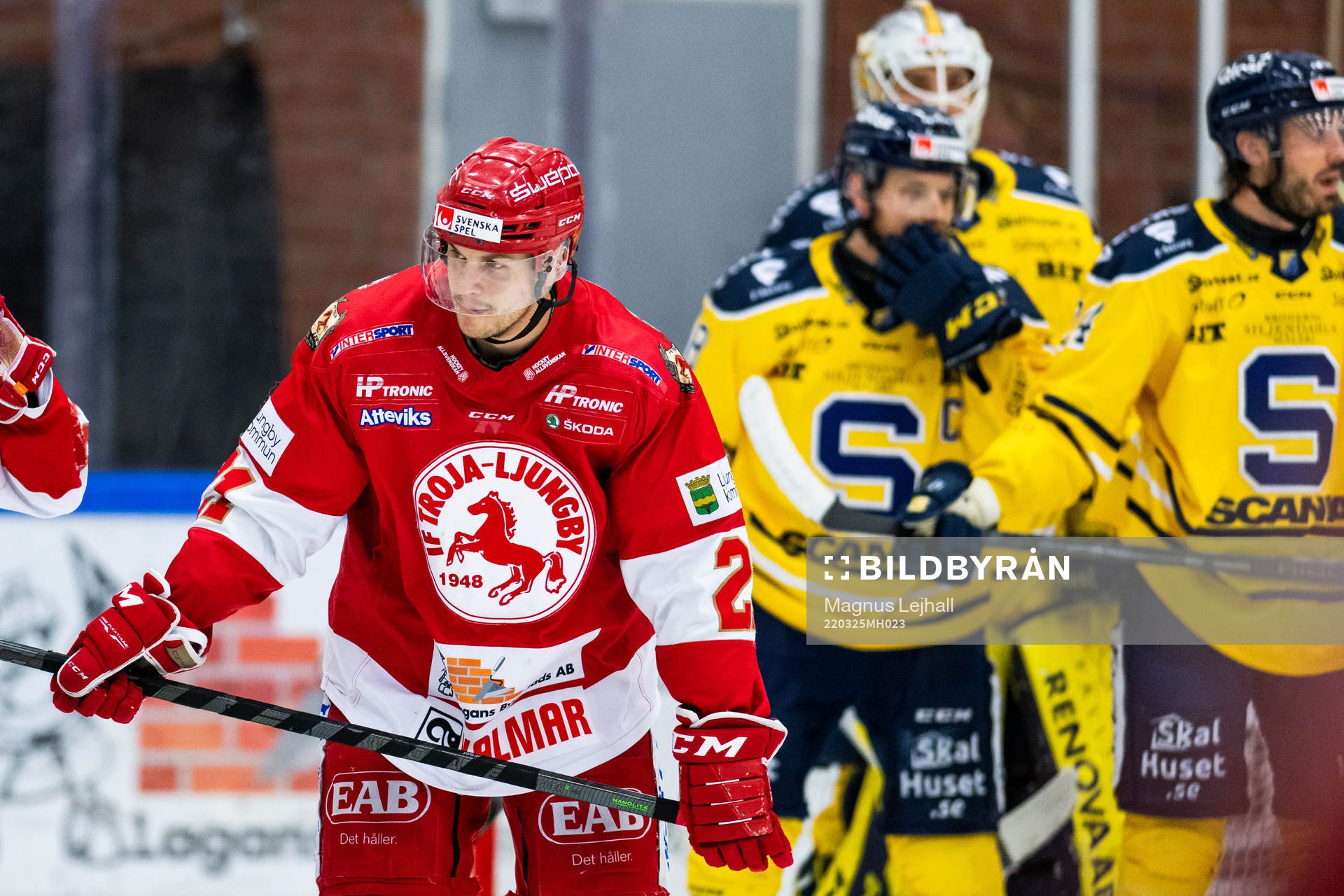 Troja/Ljungbys Karl Olofsson deppar