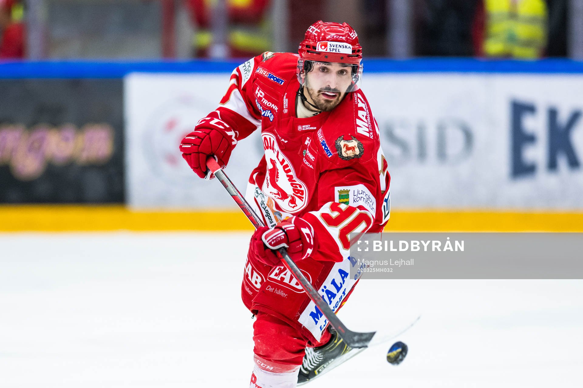 Troja/Ljungbys Kevin Karlsson