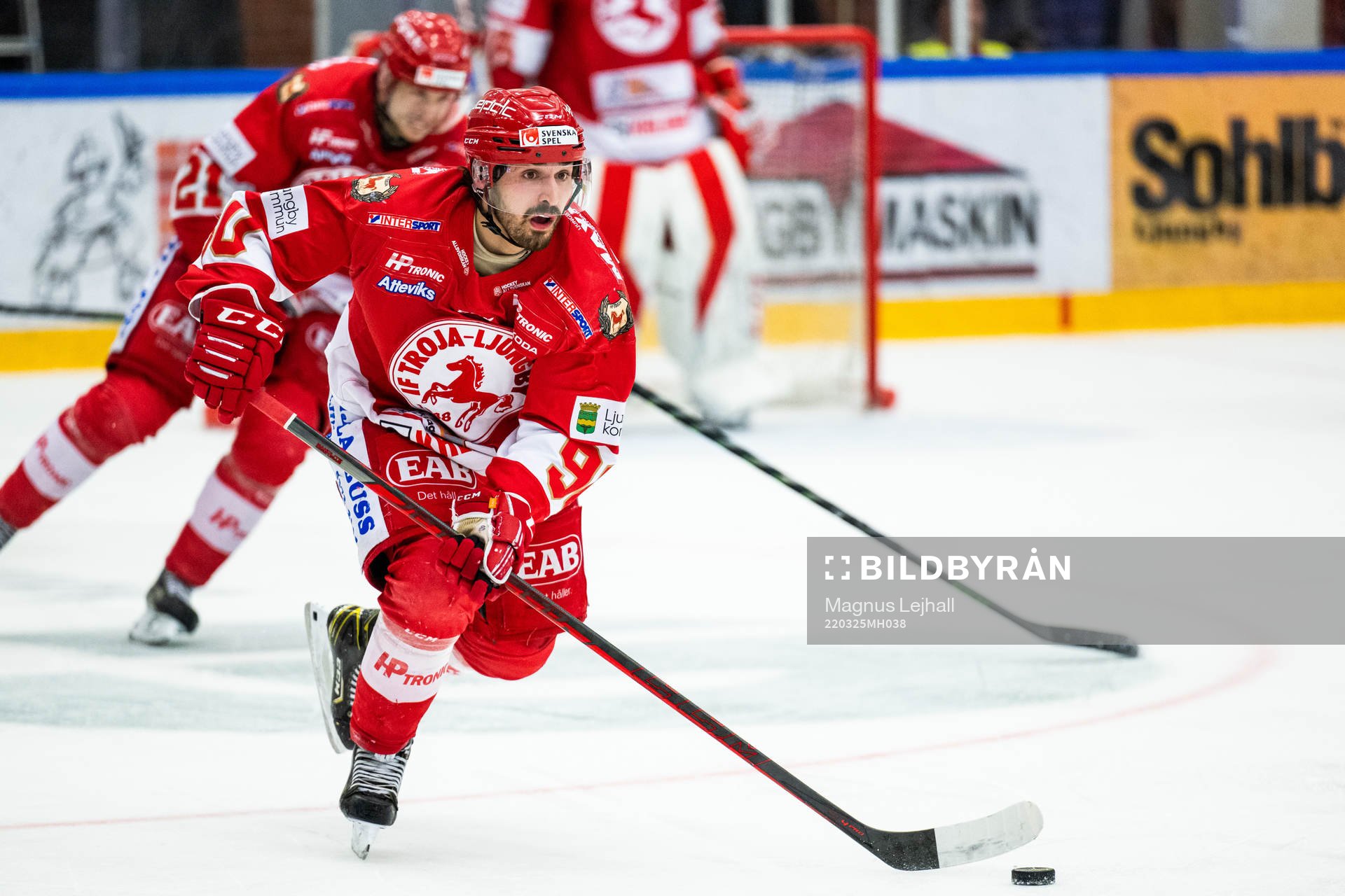 Troja/Ljungbys Kevin Karlsson