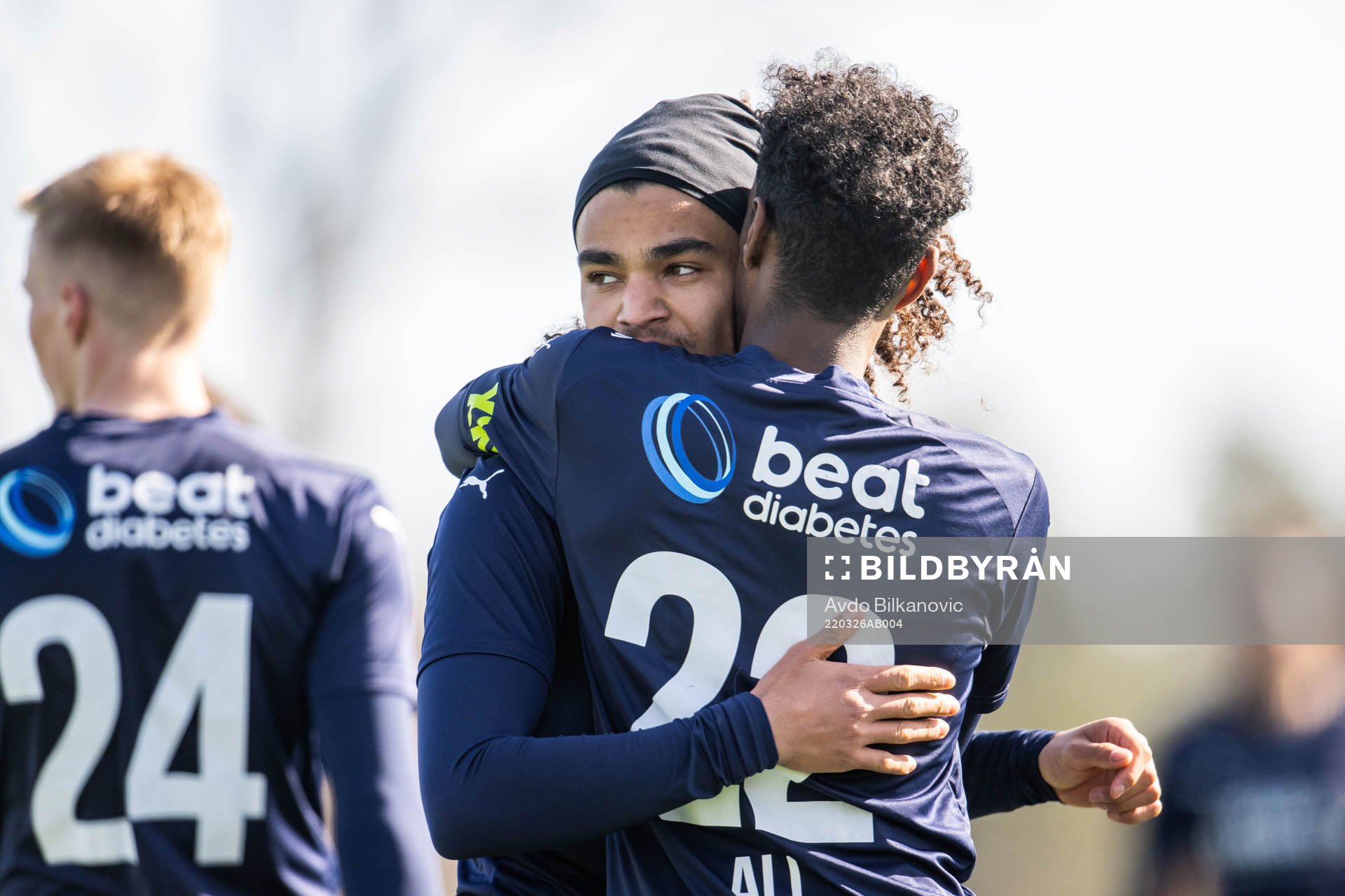 Helsingborgs Adam Kaied jublar