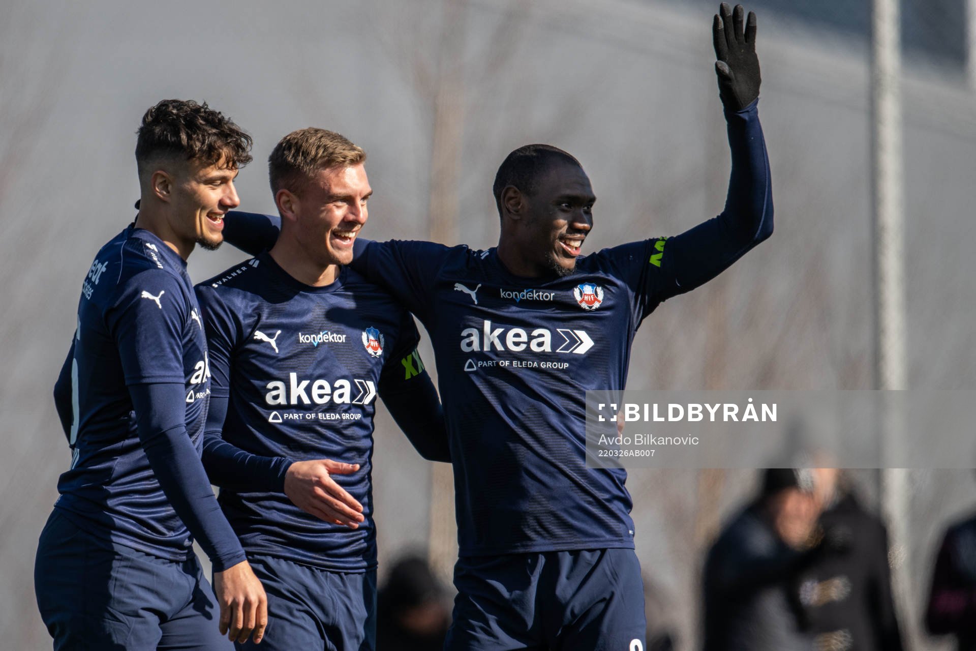 Helsingborgs Assad Al Hamlawi, Dennis Olsson och Ravy