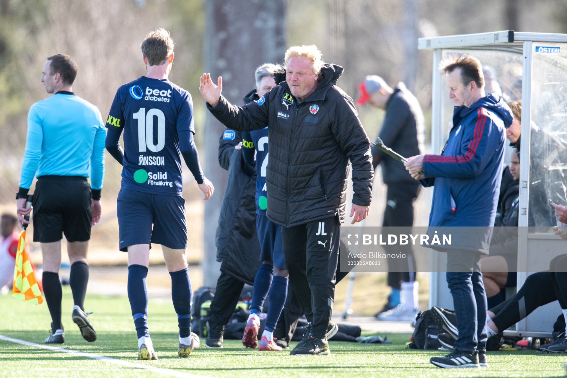 Helsingborgs tränare Jörgen Lennartsson och Rasmus