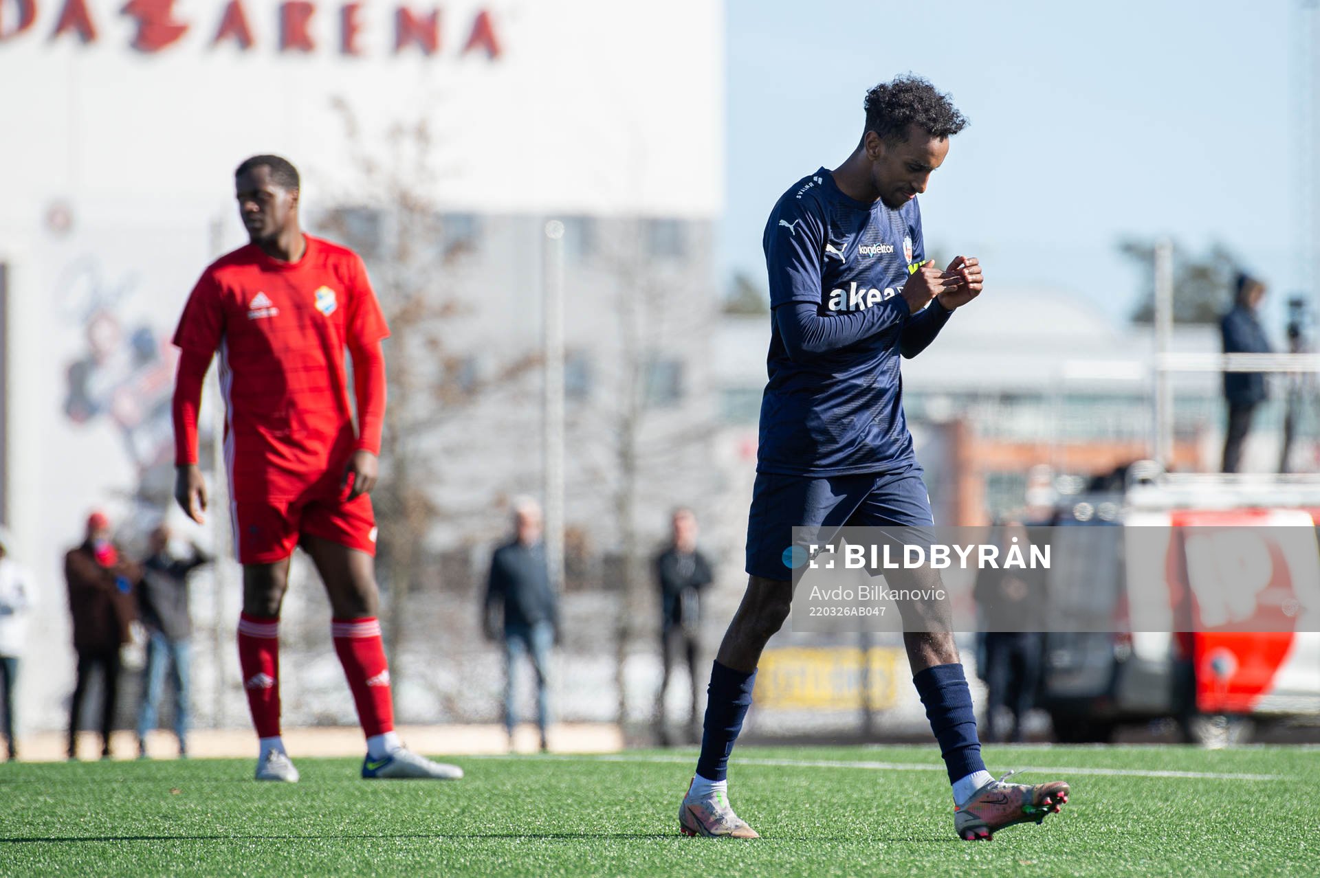 Helsingborgs Taha Ali jublar