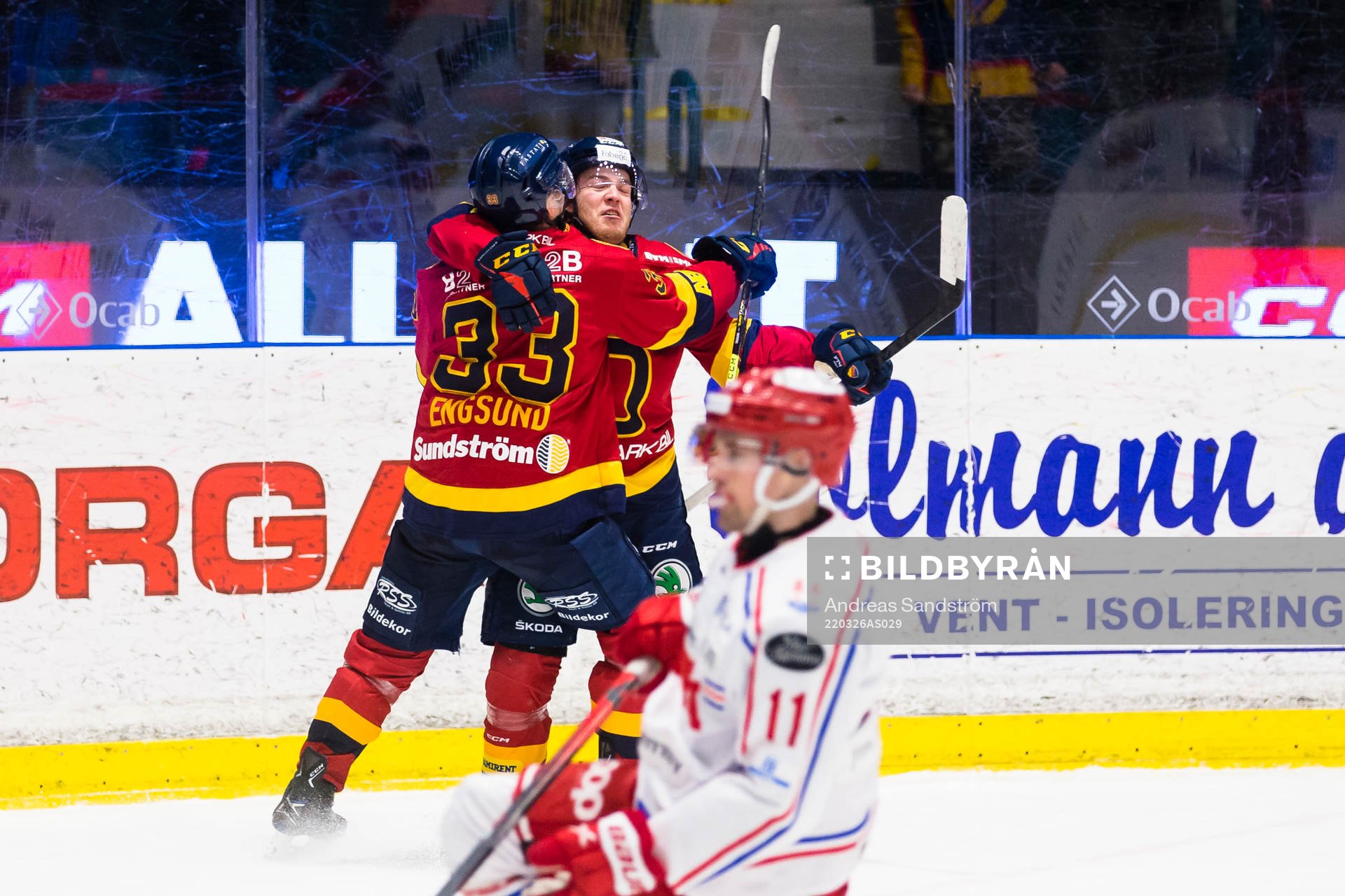 Djurgårdens Emil Berglund gör 1-0 pochj jublar med Filiph