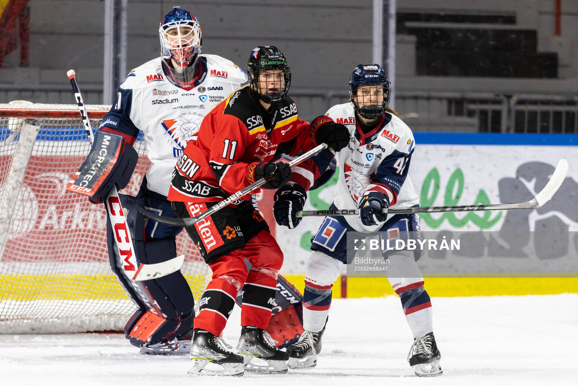 Luleås Josefine Persson och Linköpings Stephanie Neatby