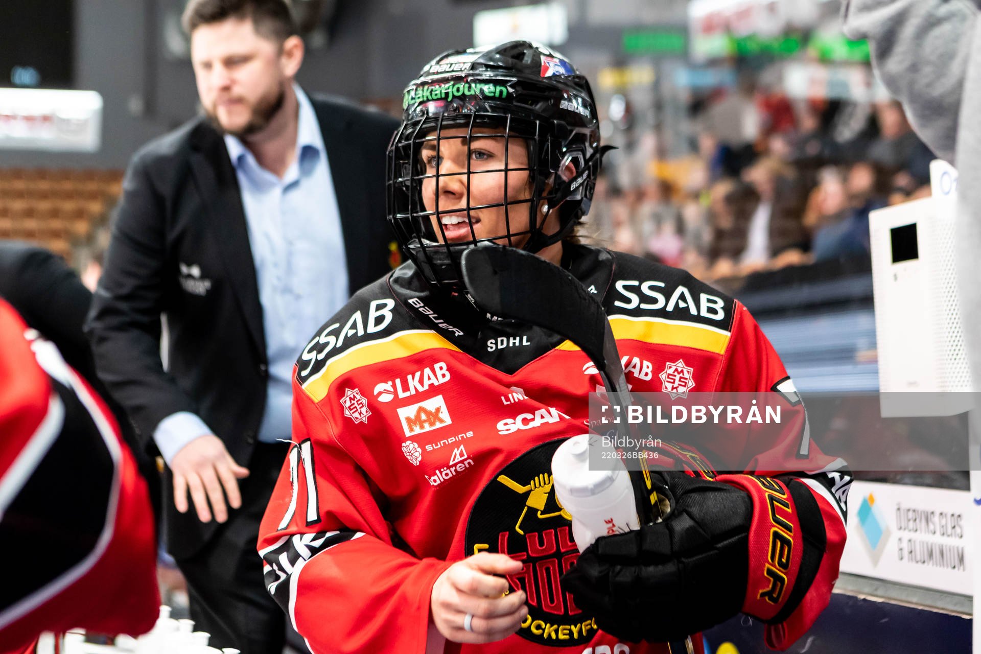 Luleås Anna Kjellbin  jublar