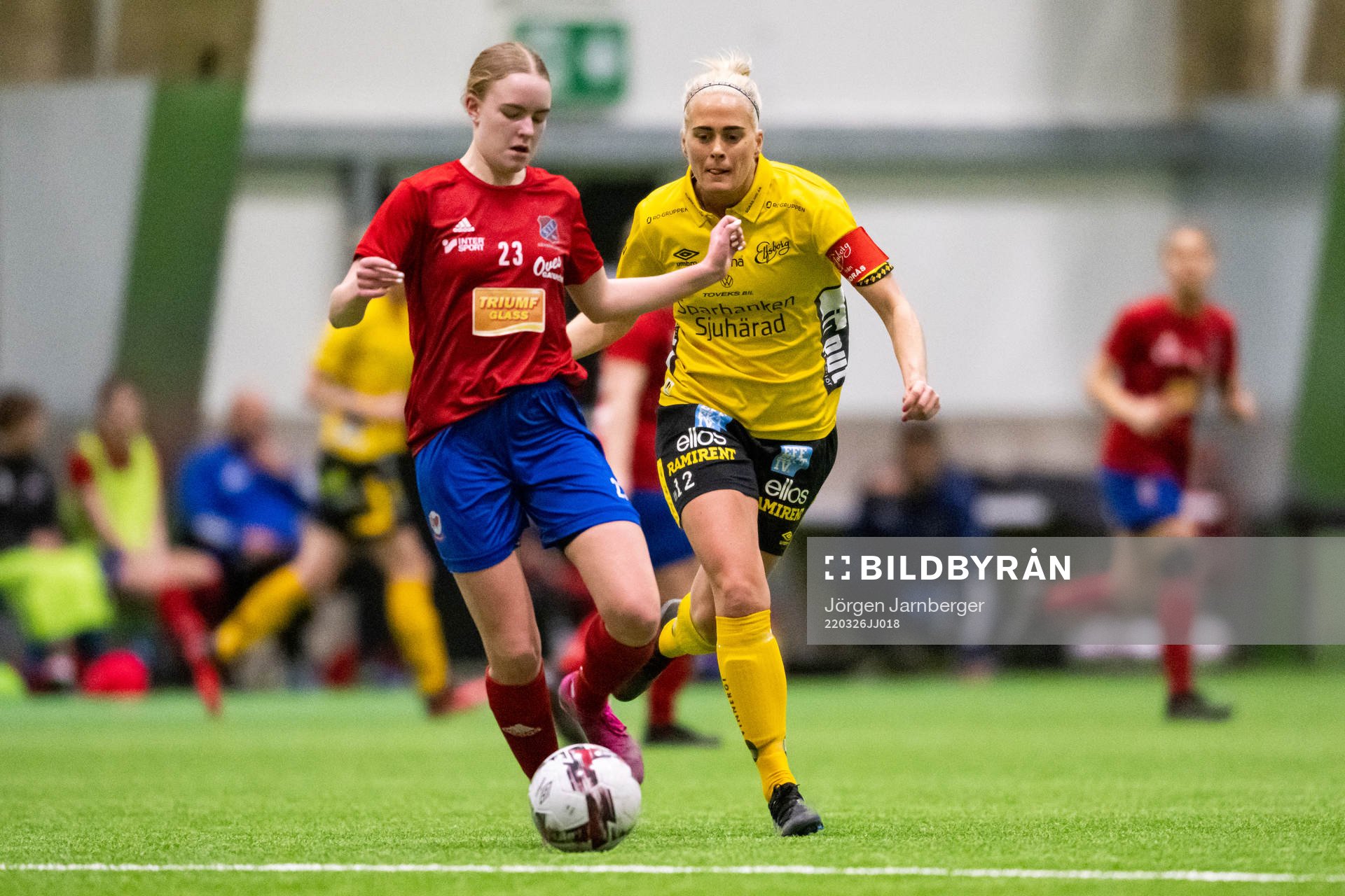 Sävedalens Elise Larsson Löfnertz och Elfsborgs Ellen
