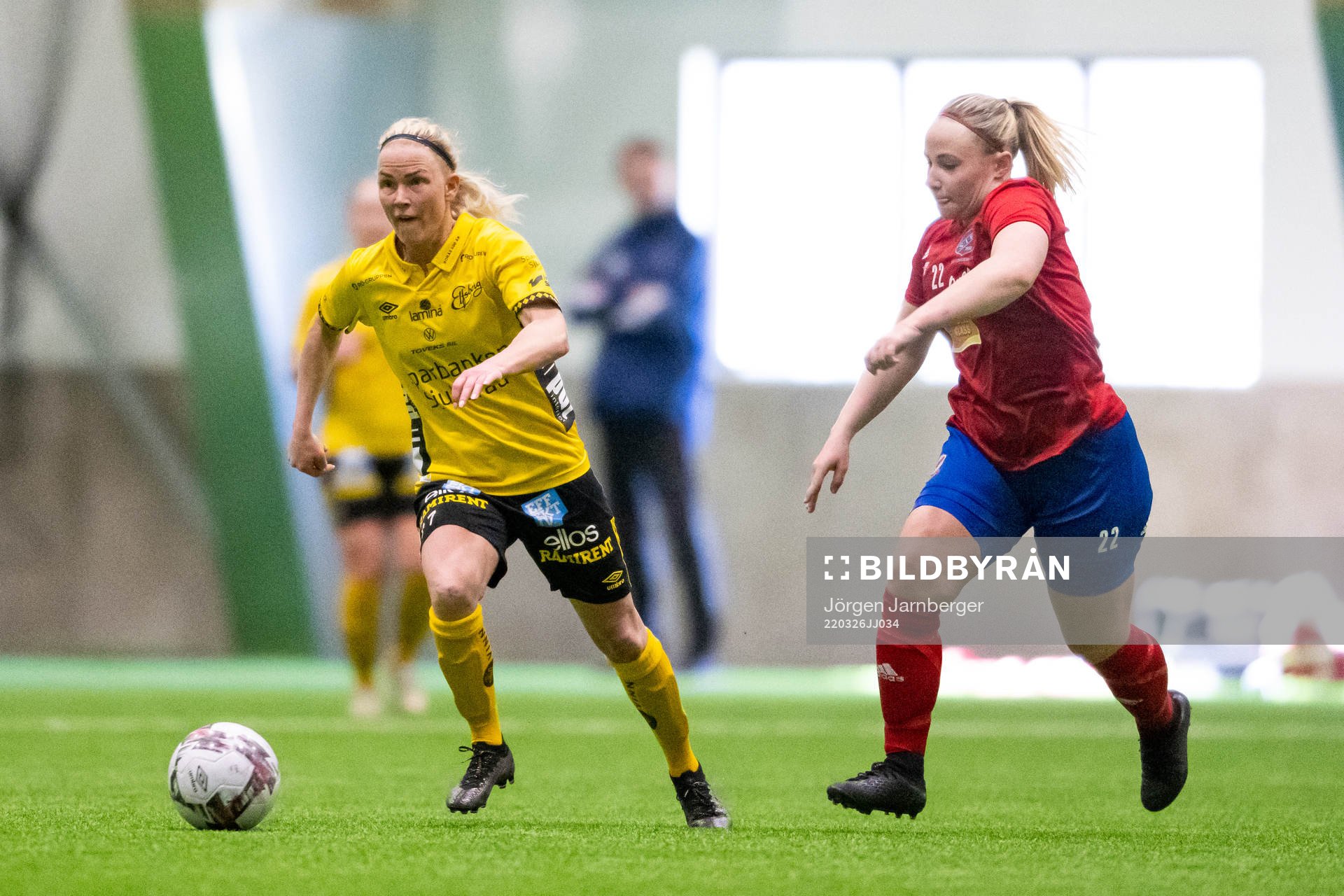Elfsborgs Sara Jardving och Sävedalens Emma Wahlsten