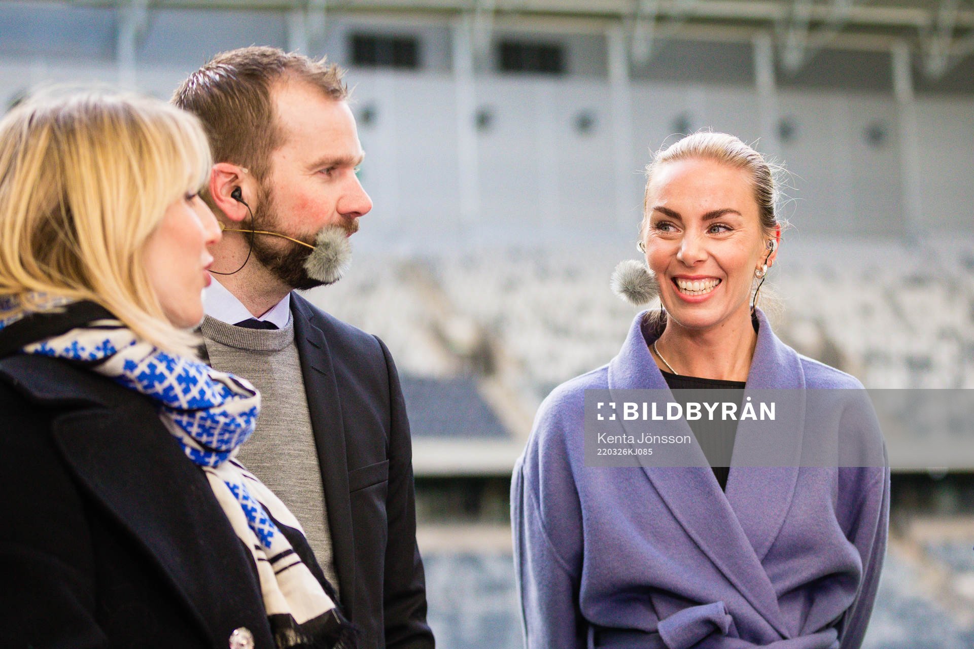 Viasat Sports Petronella Ekroth i TV-studion