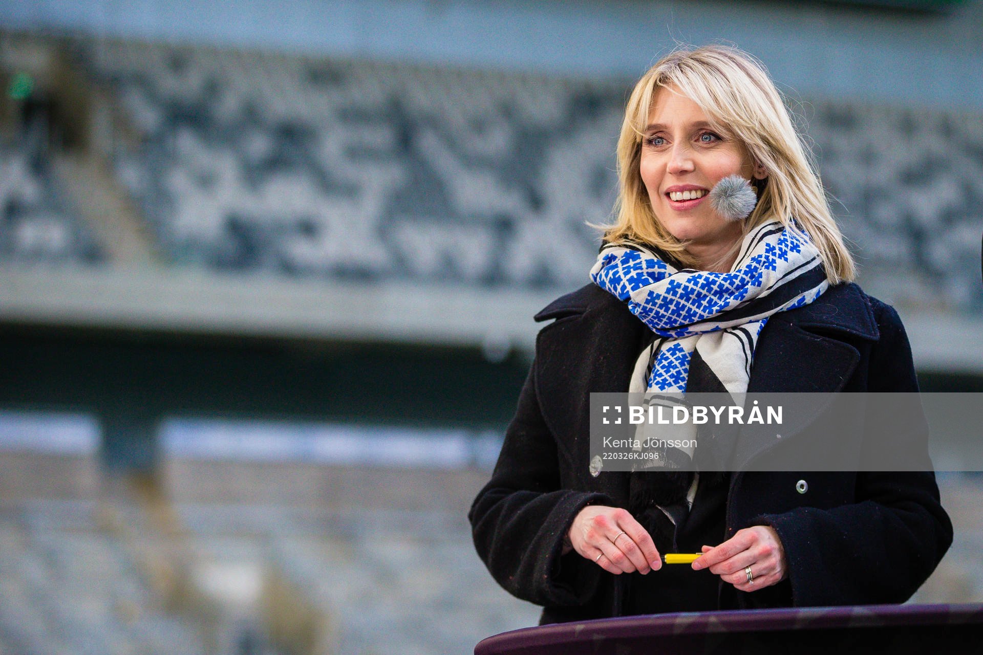 Viasat Sports Lovisa Giertta i TV-studion