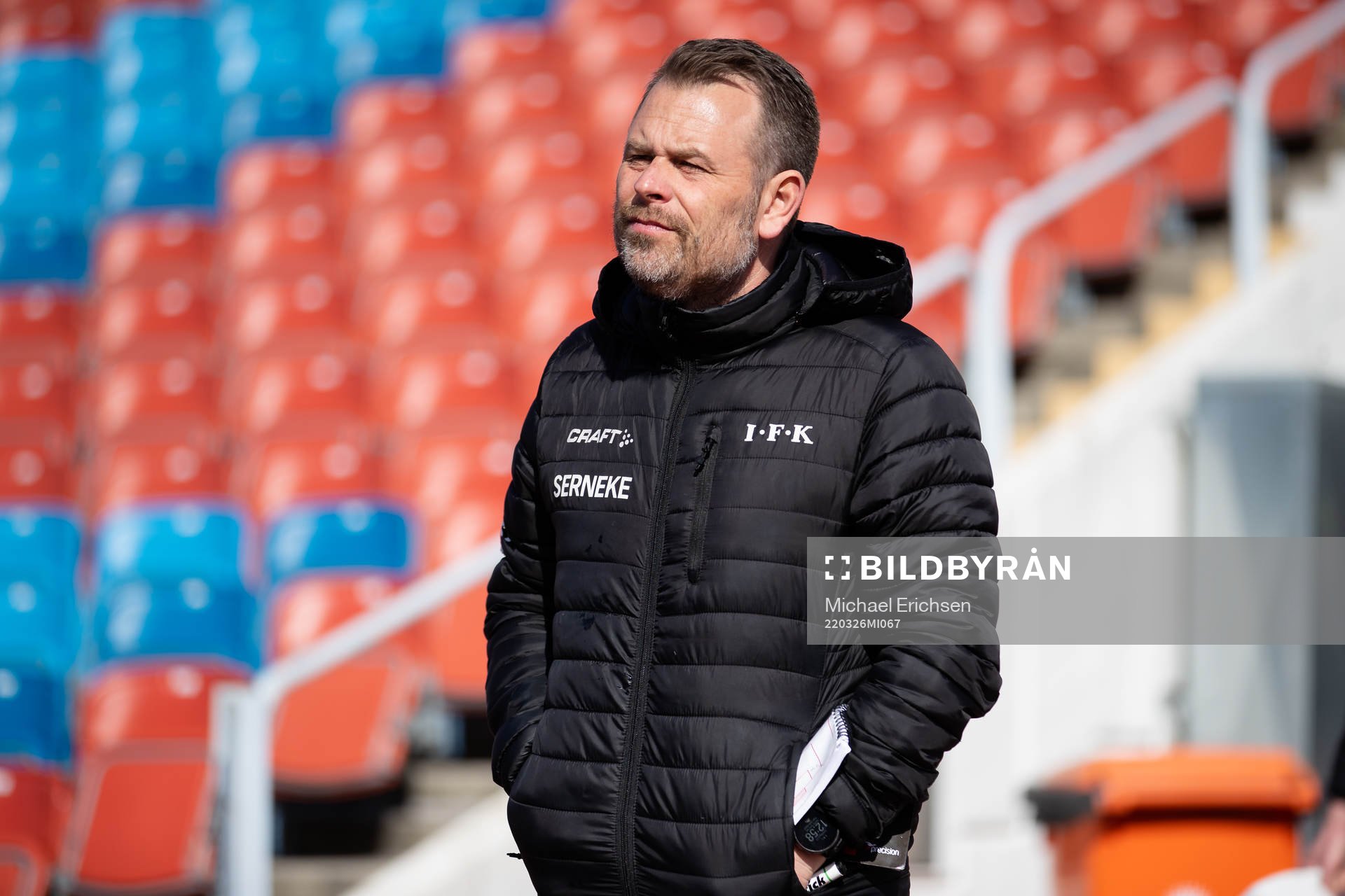 IFK Göteborgs tränare Mikael Stahre innan